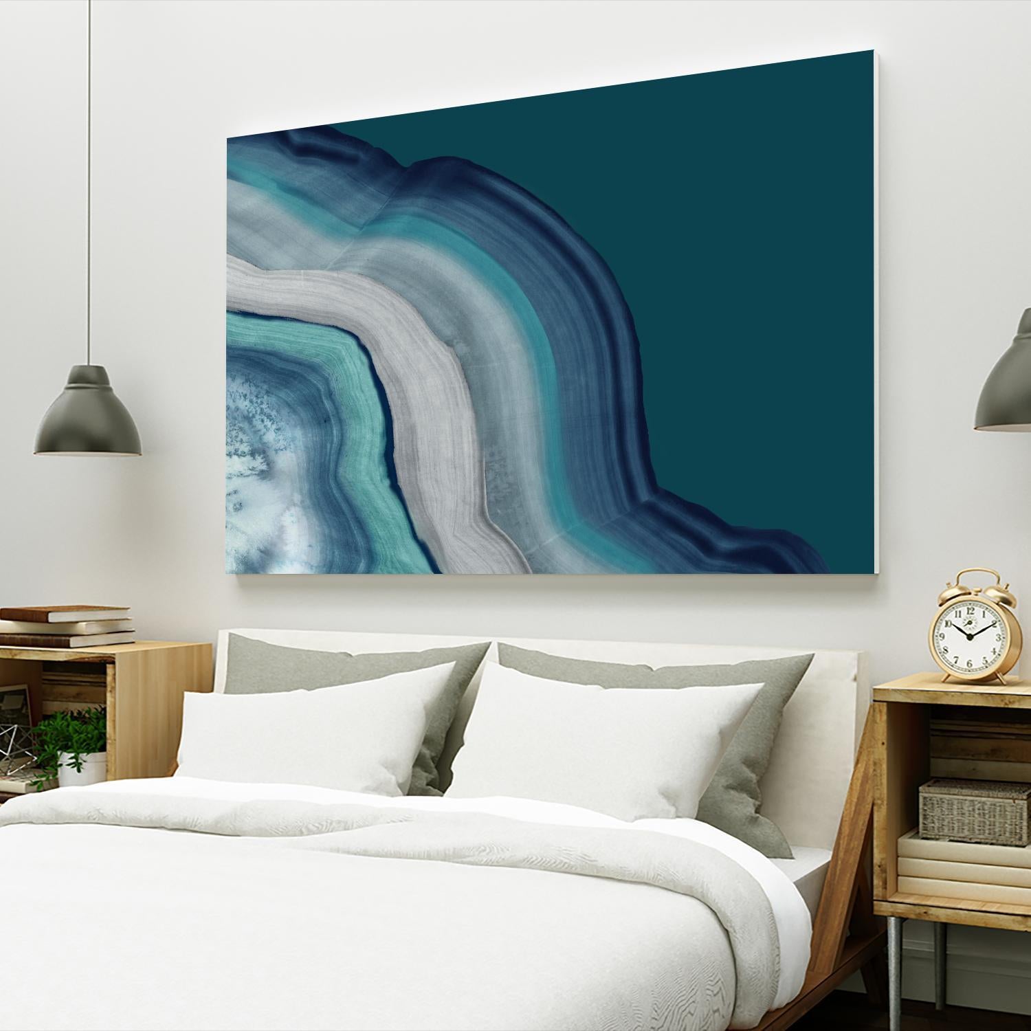 Agate Deep Blue Sea by PI Studio on GIANT ART - abstract
