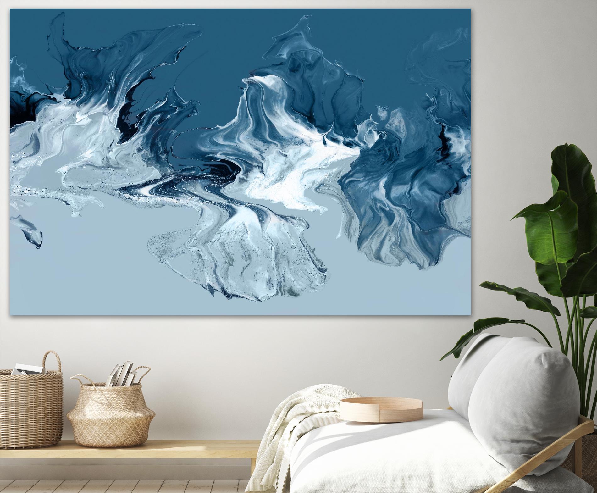 Azure Marble I by PI Studio on GIANT ART - abstract