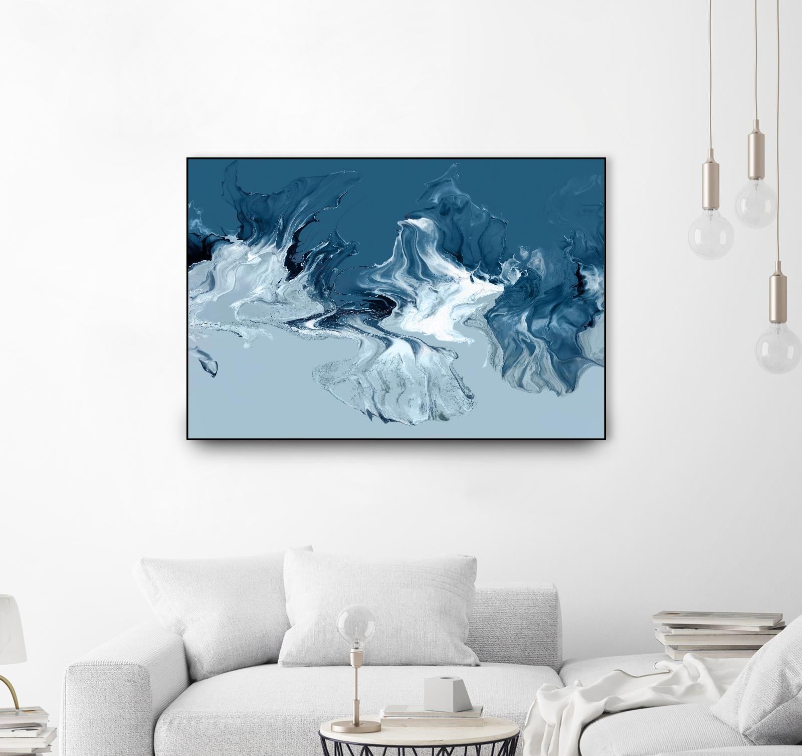 Azure Marble I by PI Studio on GIANT ART - abstract