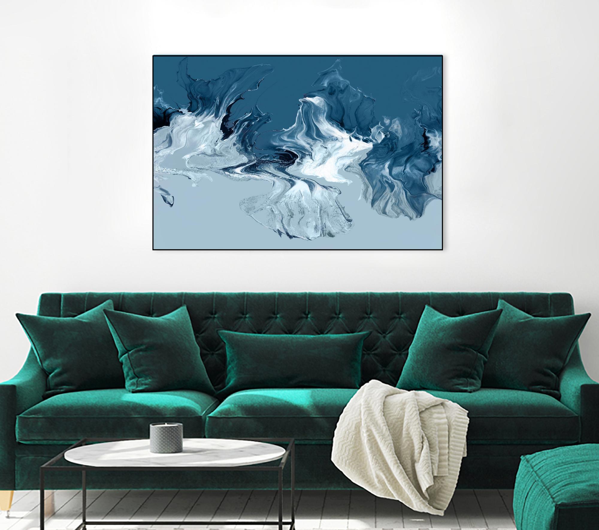 Azure Marble I by PI Studio on GIANT ART - abstract