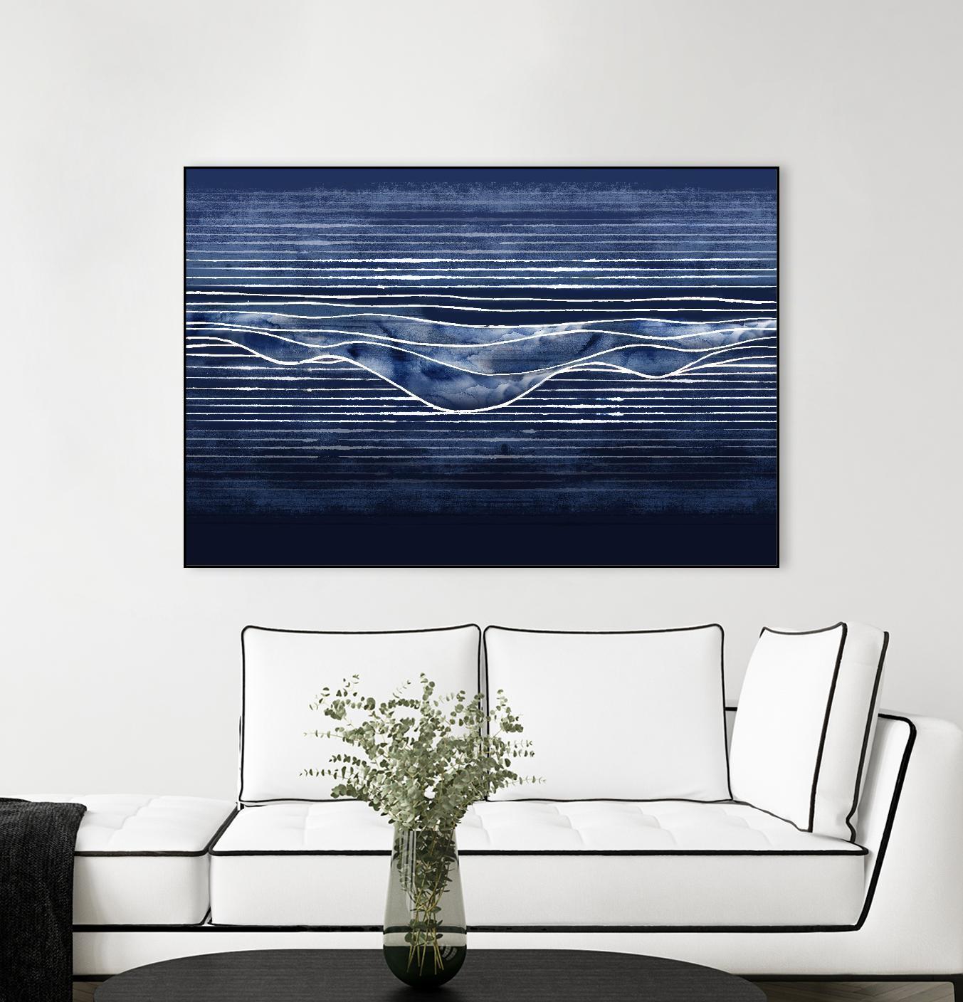 Beyond the Blue Hills by PI Studio on GIANT ART - abstract