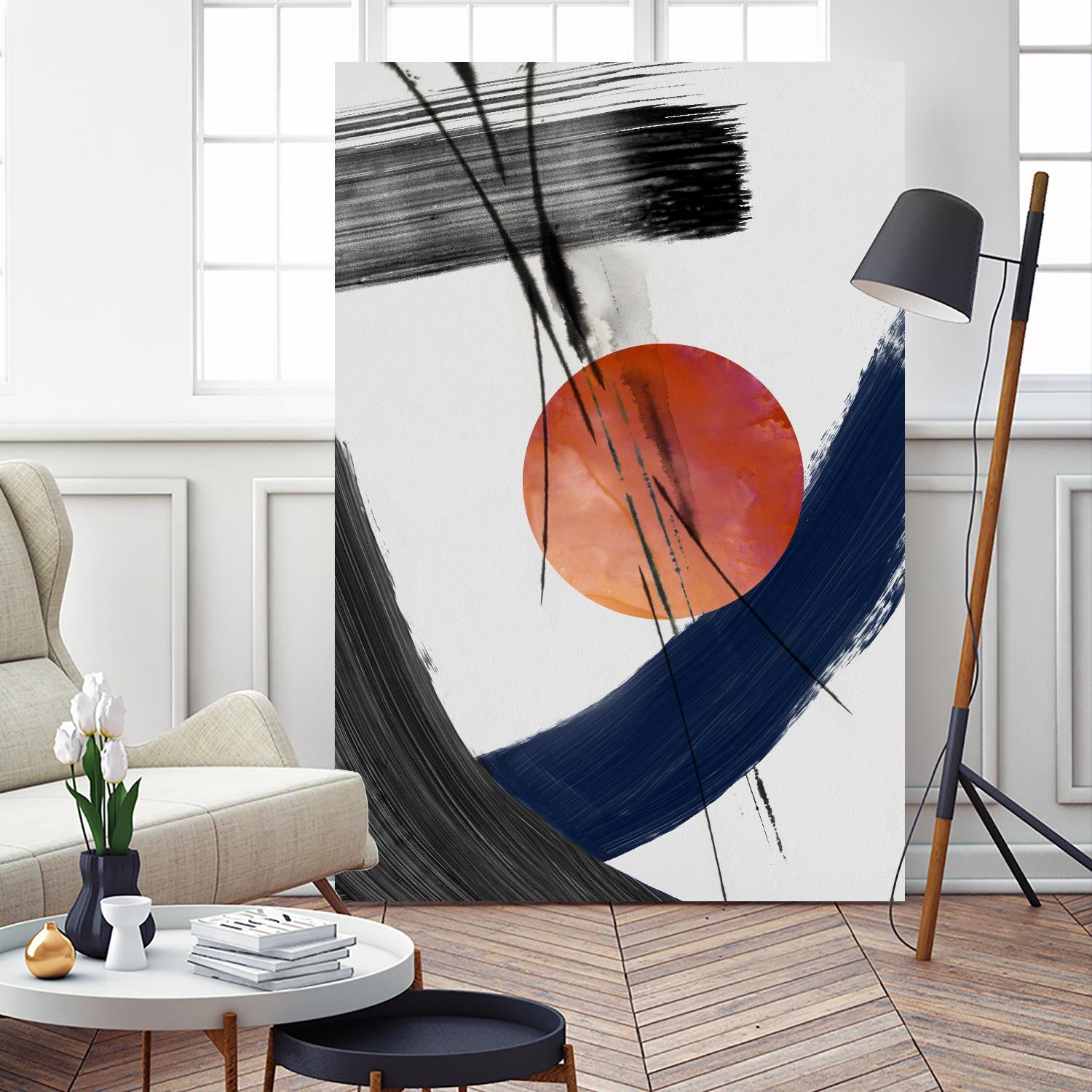 Red Sun Over Paradise I by PI Studio on GIANT ART - abstract