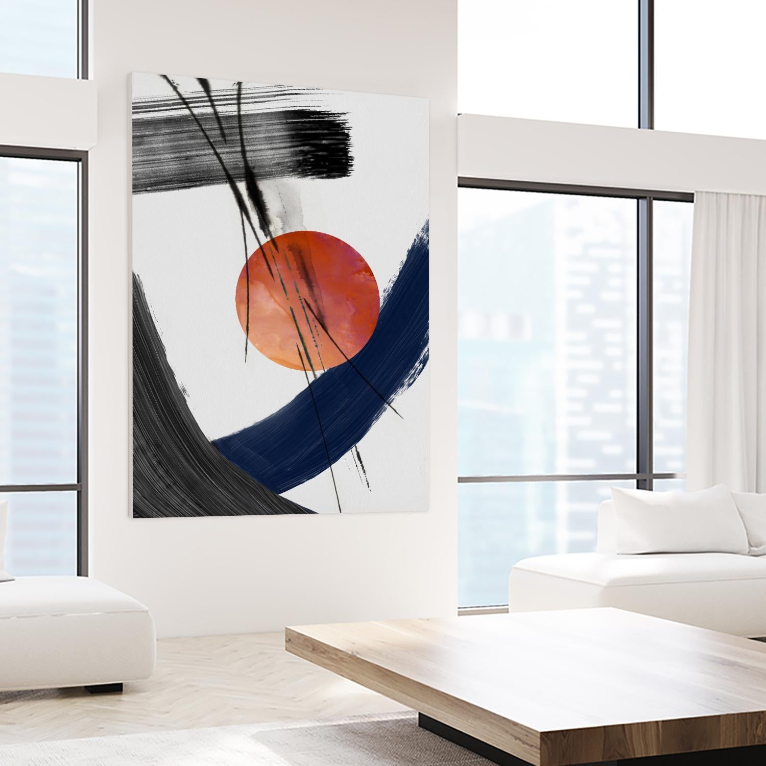 Red Sun Over Paradise I by PI Studio on GIANT ART - abstract