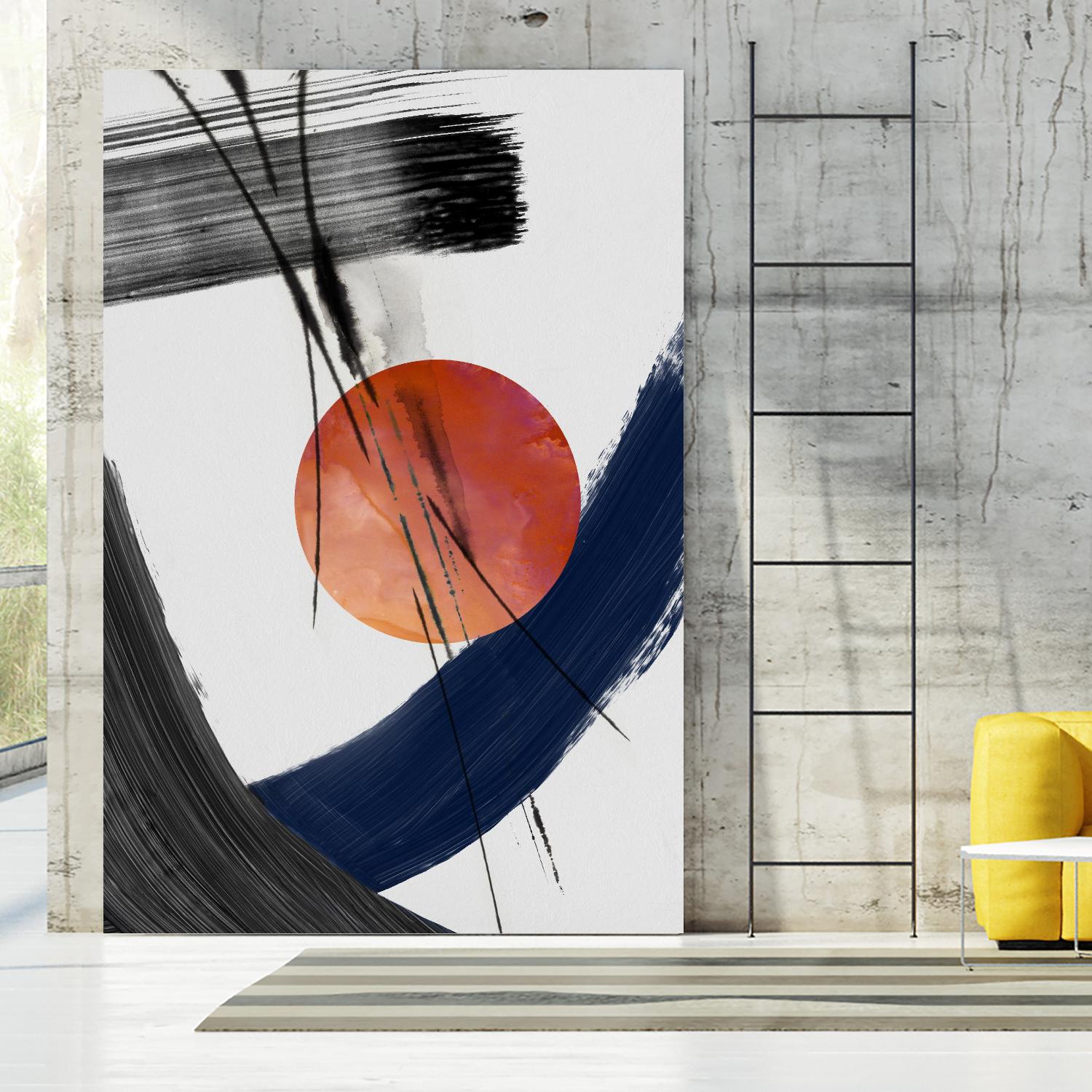 Red Sun Over Paradise I by PI Studio on GIANT ART - abstract