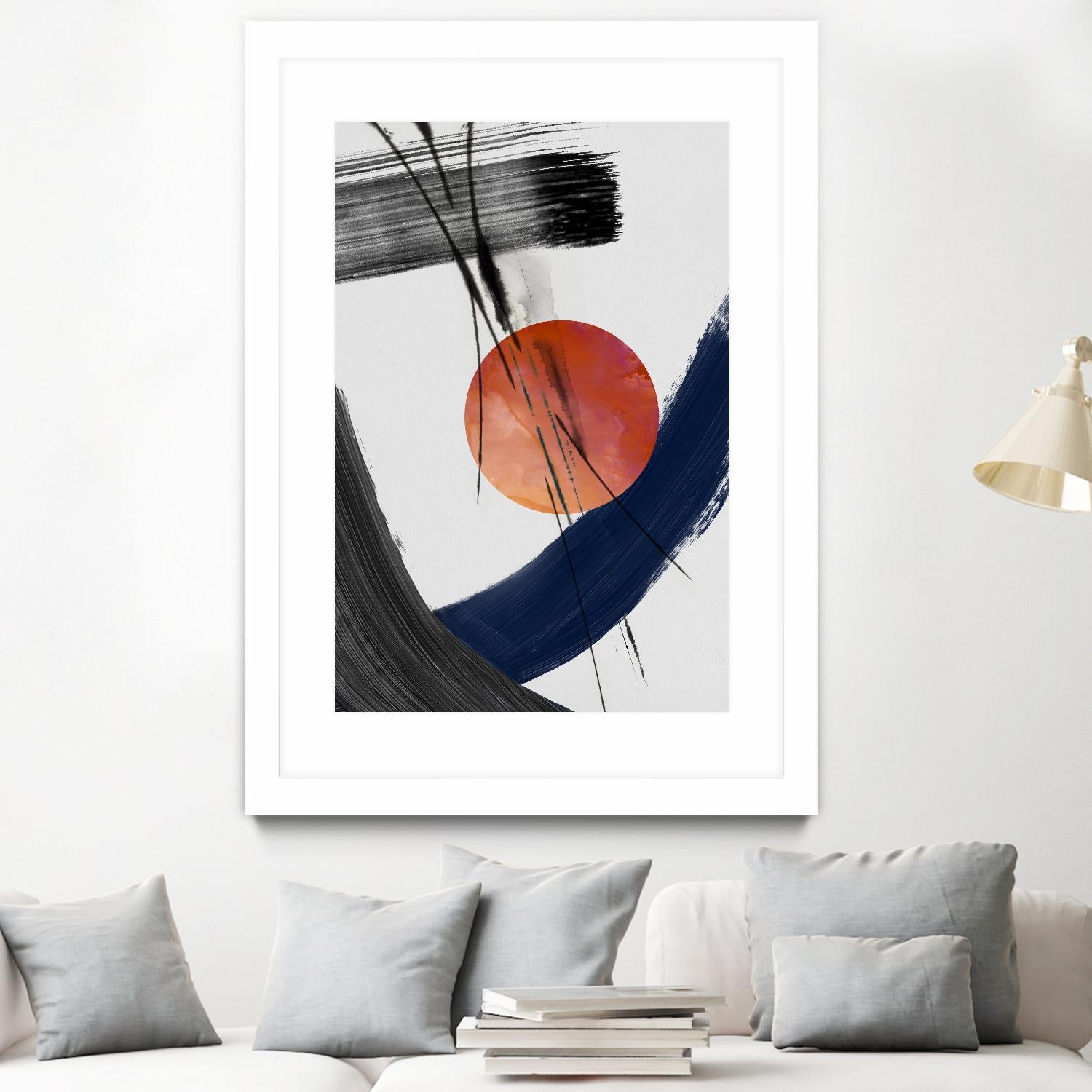 Red Sun Over Paradise I by PI Studio on GIANT ART - abstract