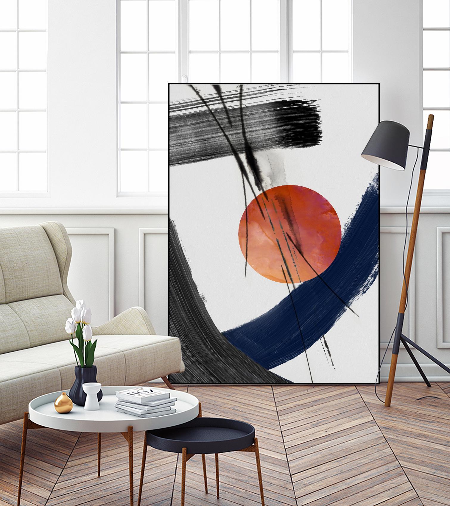 Red Sun Over Paradise I by PI Studio on GIANT ART - abstract