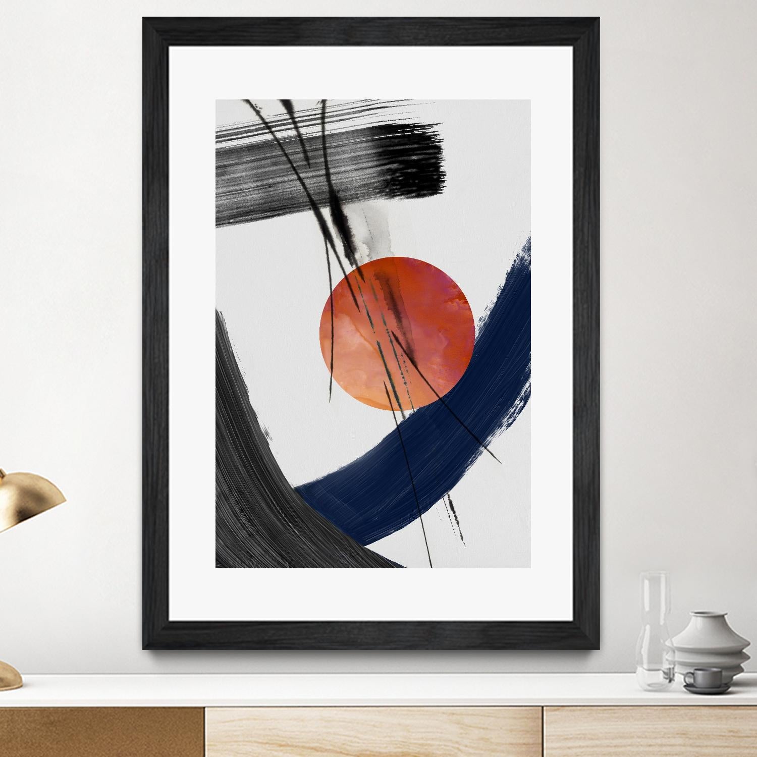 Red Sun Over Paradise I by PI Studio on GIANT ART - abstract