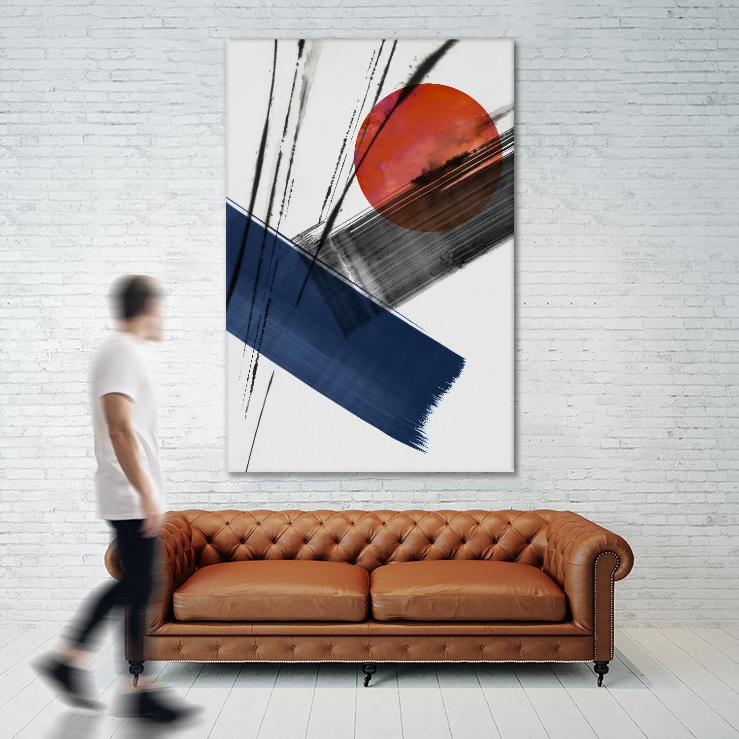 Red Sun Over Paradise II by PI Studio on GIANT ART - abstract