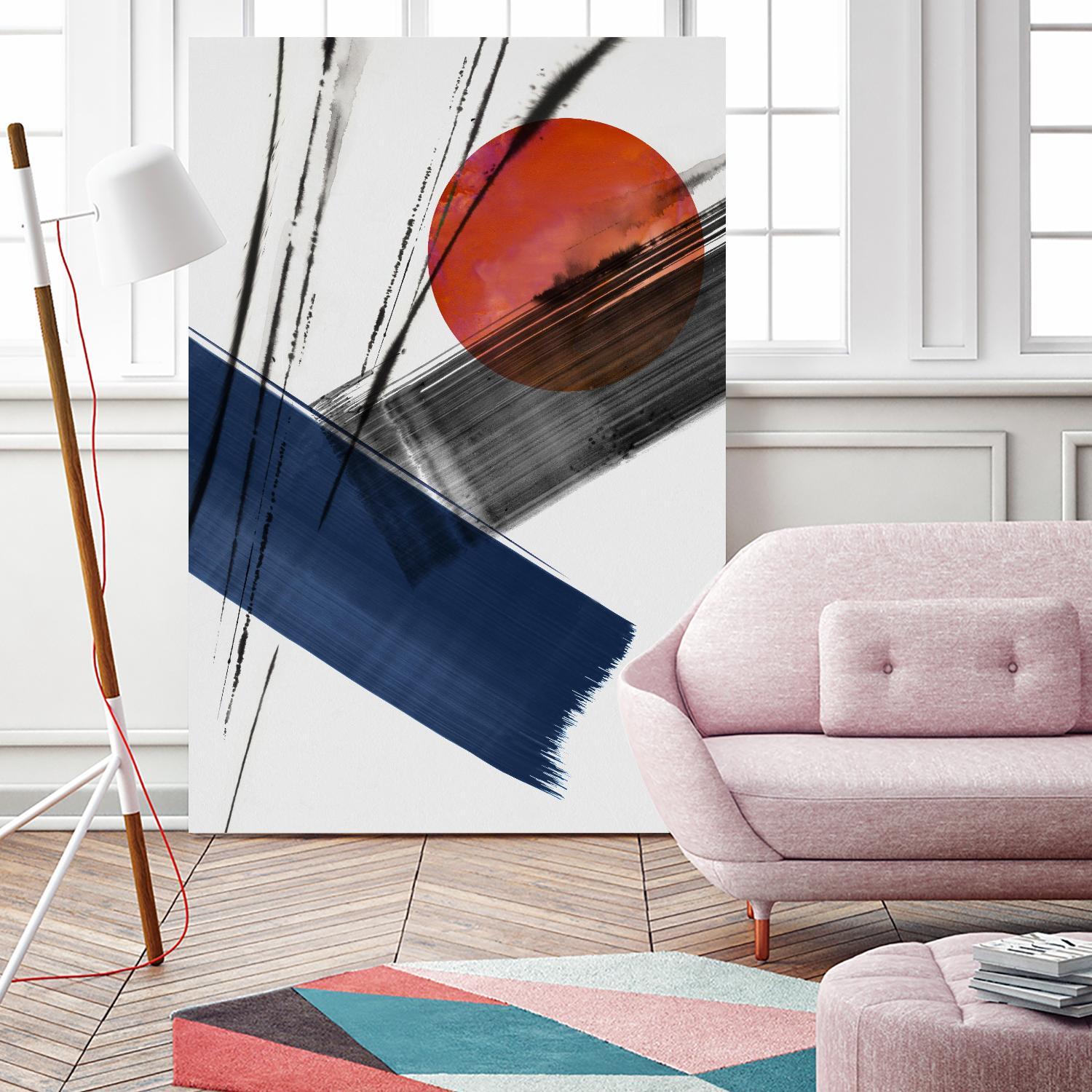 Red Sun Over Paradise II by PI Studio on GIANT ART - abstract