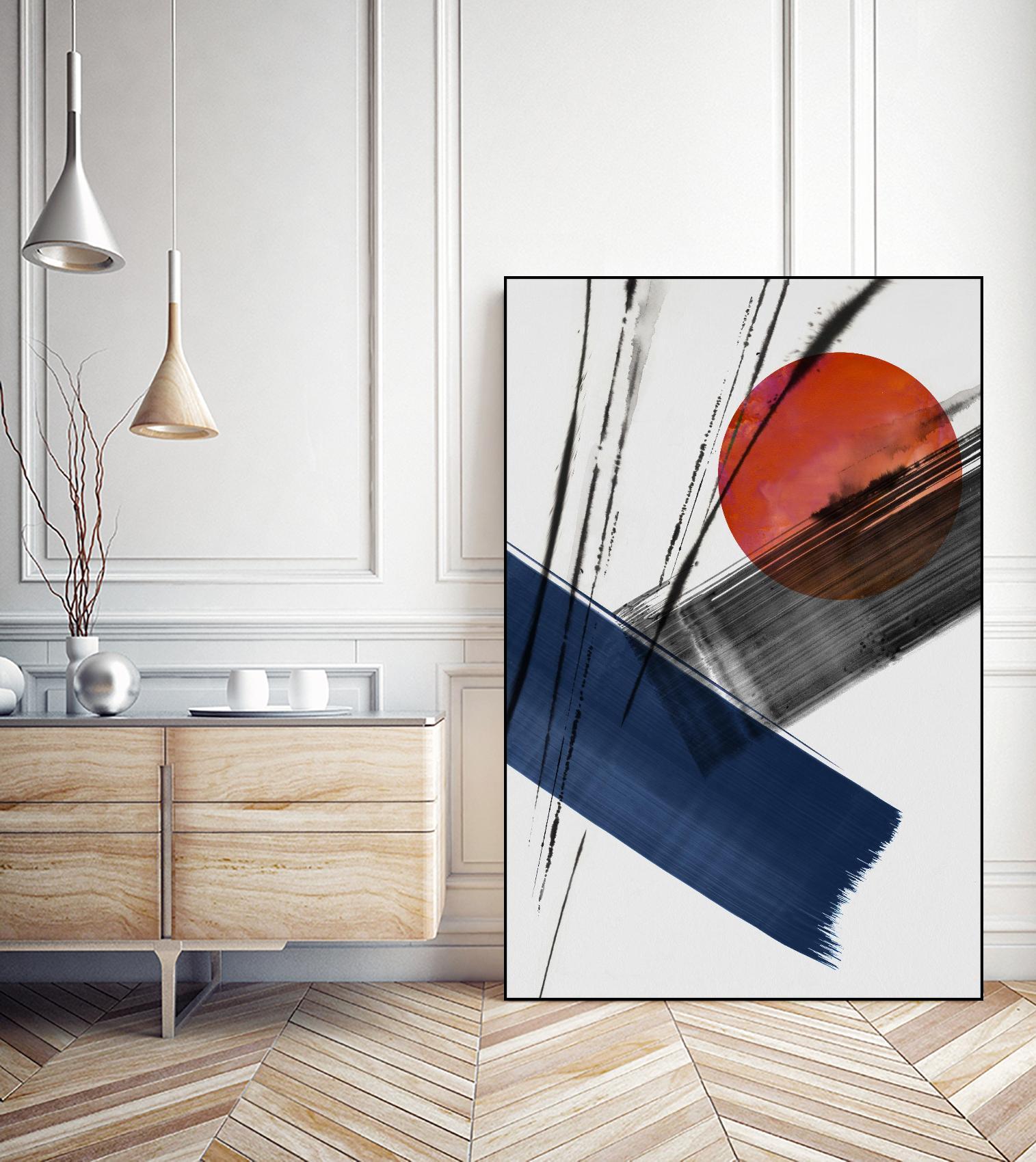 Red Sun Over Paradise II by PI Studio on GIANT ART - abstract