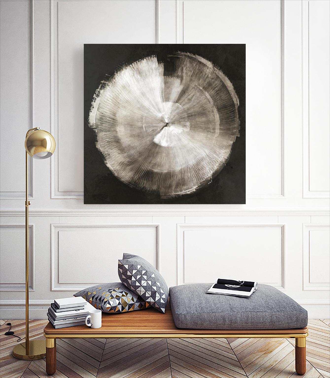 Touch of Silver by PI Studio on GIANT ART - black shape