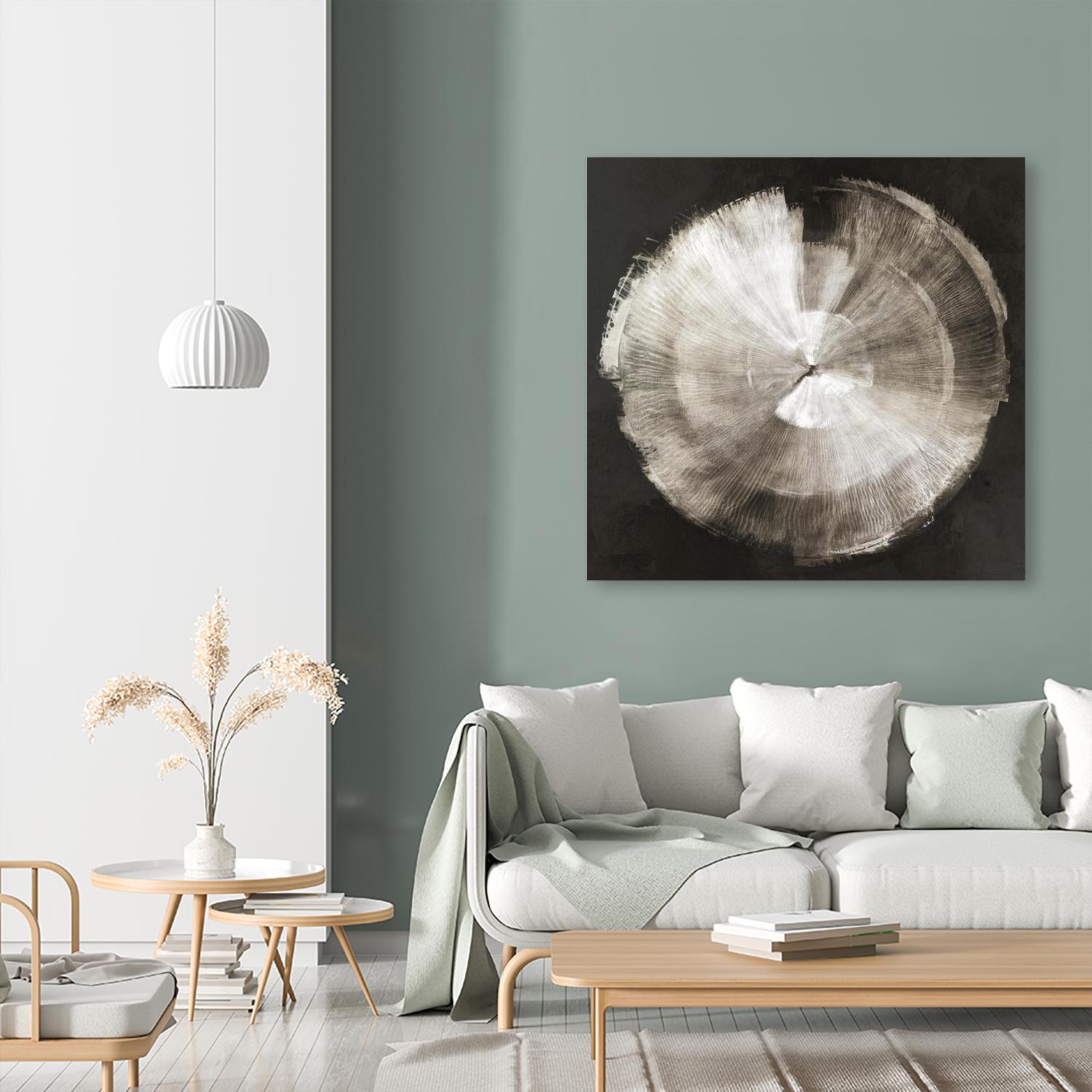 Touch of Silver by PI Studio on GIANT ART - black shape