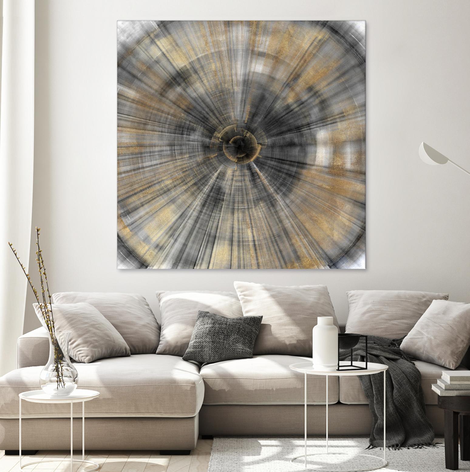 Golden Rays by PI Studio on GIANT ART - abstract