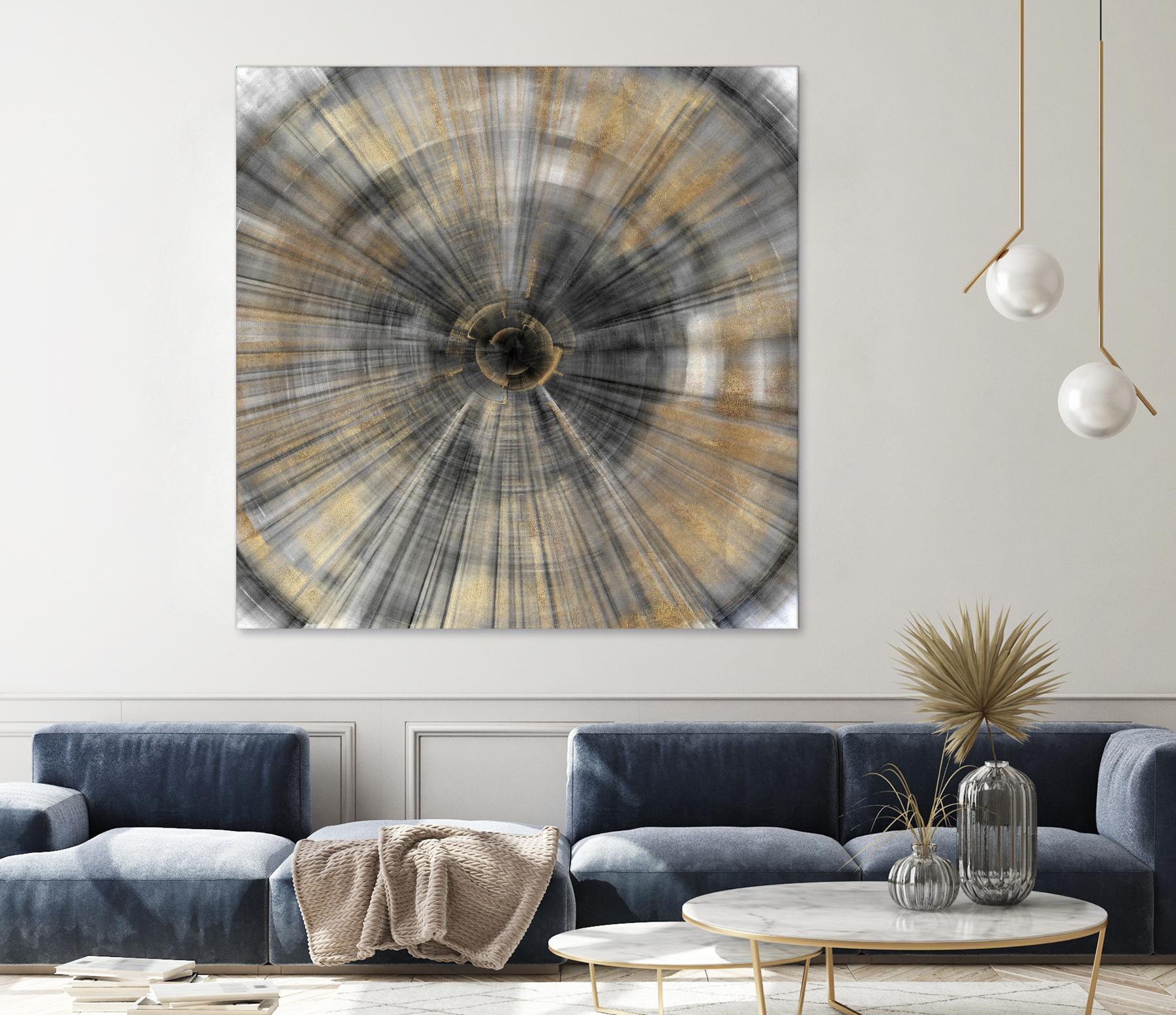 Golden Rays by PI Studio on GIANT ART - abstract