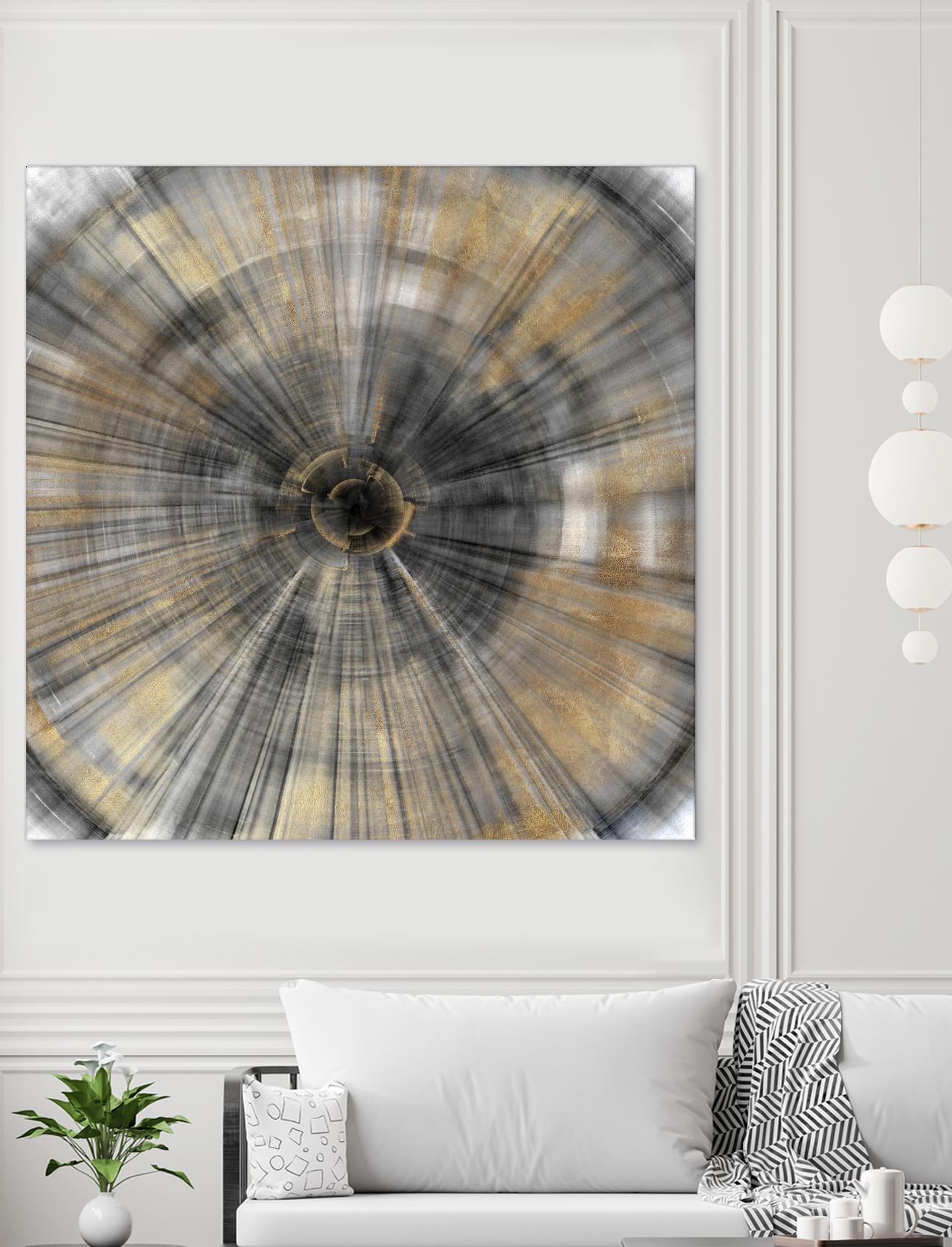 Golden Rays by PI Studio on GIANT ART - abstract