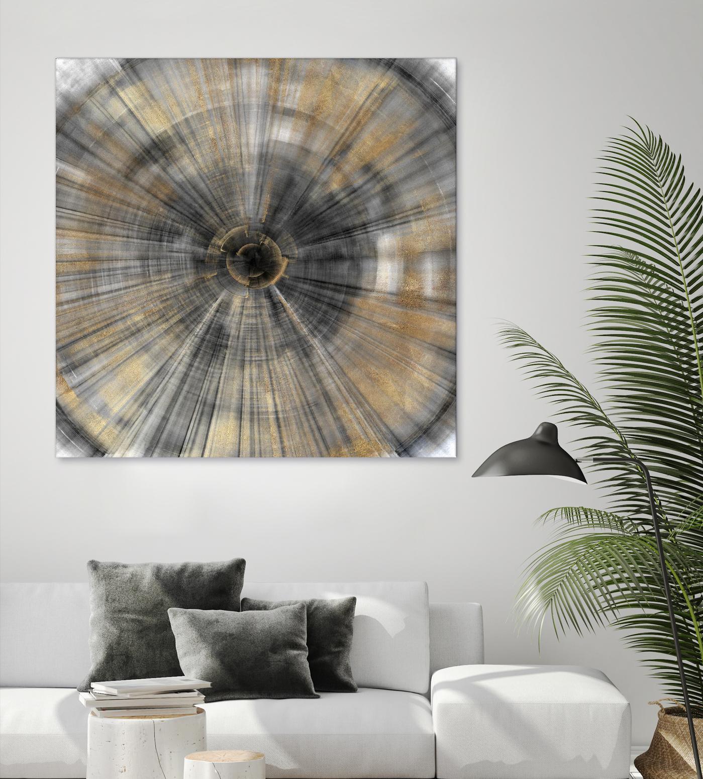 Golden Rays by PI Studio on GIANT ART - abstract