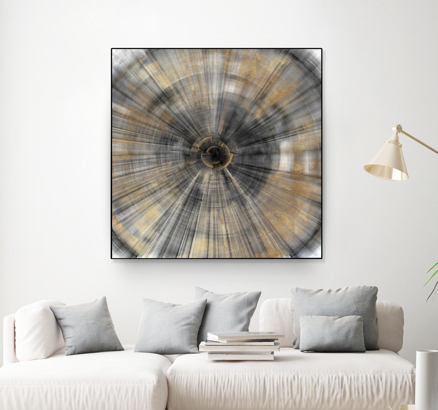 Golden Rays by PI Studio on GIANT ART - abstract