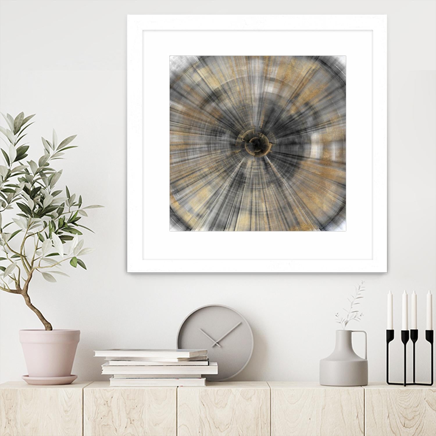 Golden Rays by PI Studio on GIANT ART - abstract