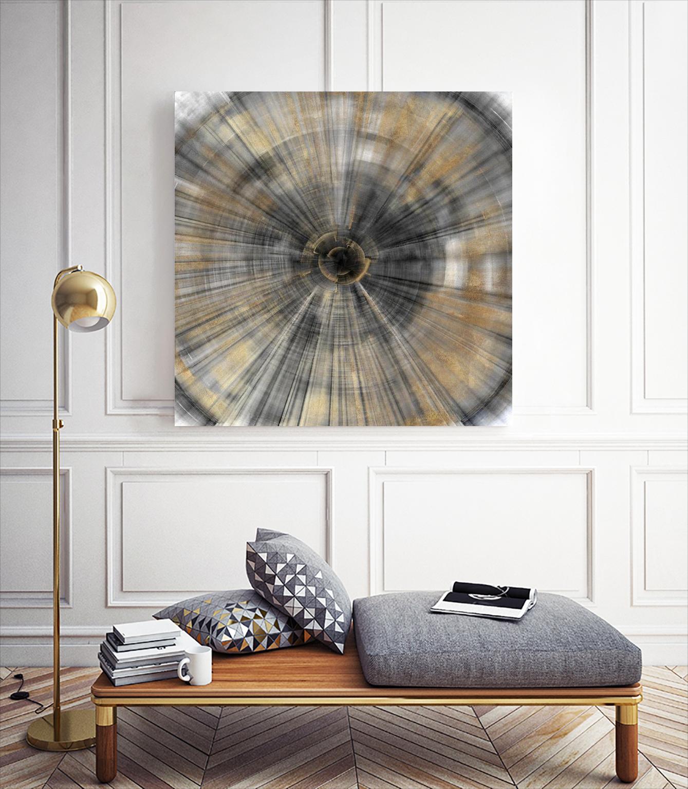 Golden Rays by PI Studio on GIANT ART - abstract