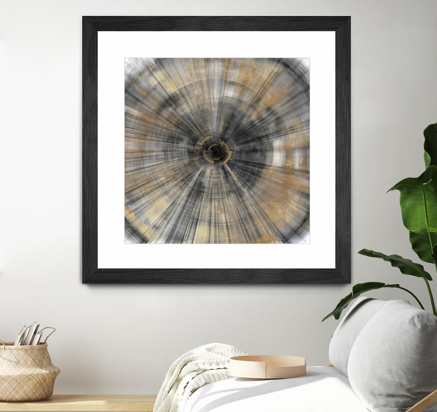 Golden Rays by PI Studio on GIANT ART - abstract