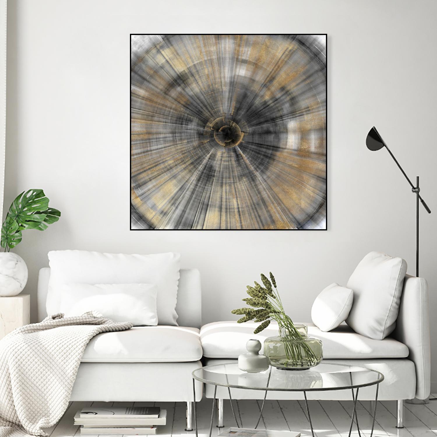 Golden Rays by PI Studio on GIANT ART - abstract