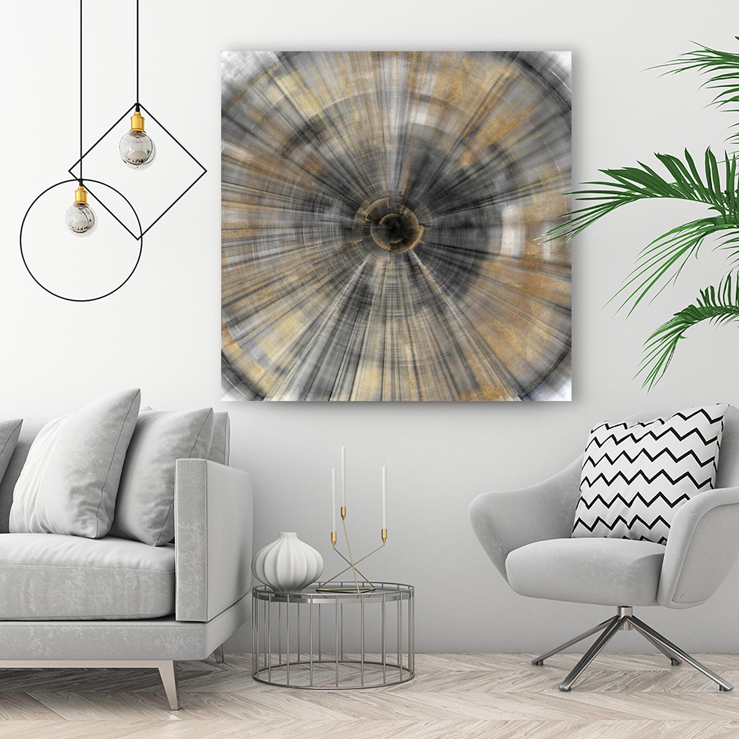 Golden Rays by PI Studio on GIANT ART - abstract
