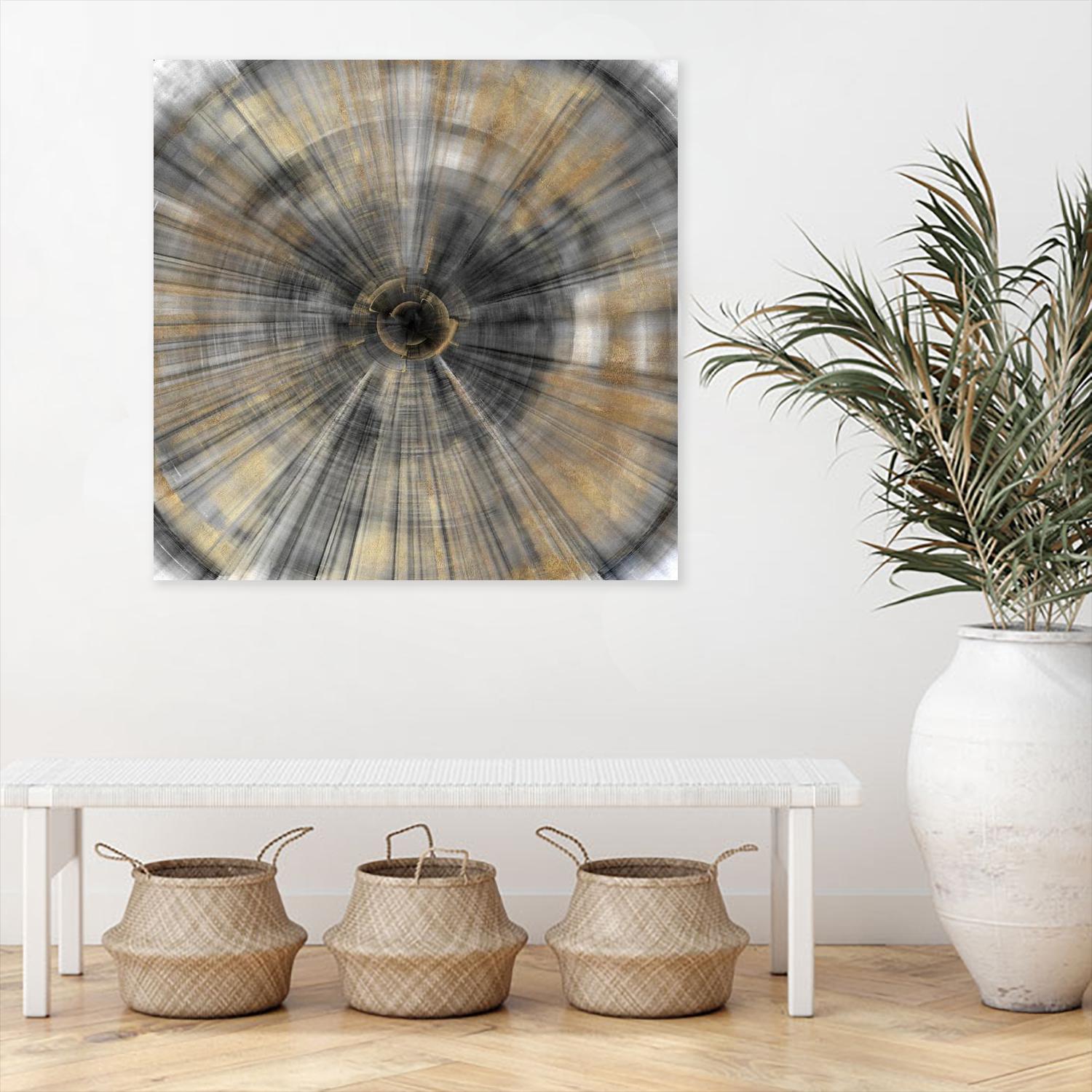 Golden Rays by PI Studio on GIANT ART - abstract