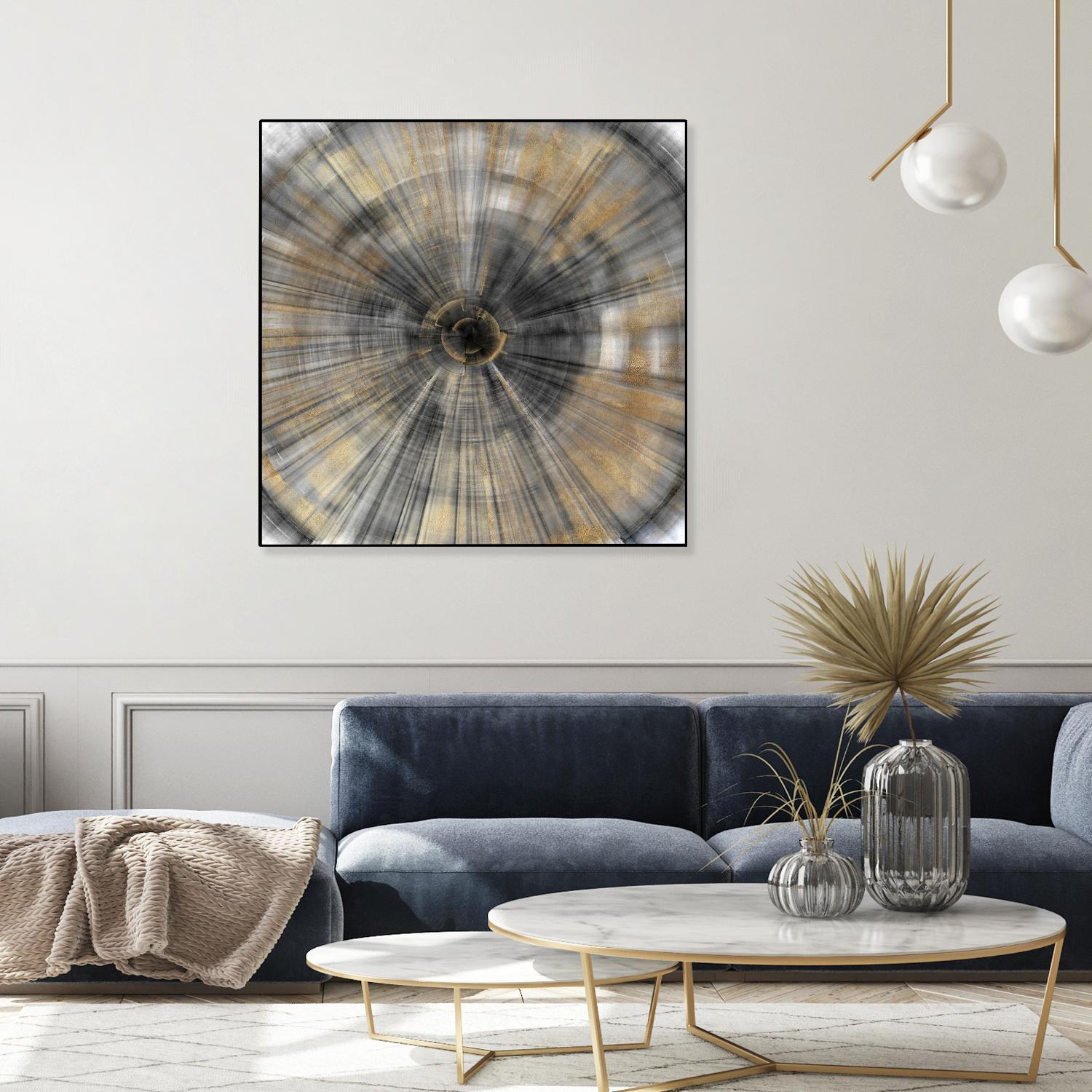 Golden Rays by PI Studio on GIANT ART - abstract