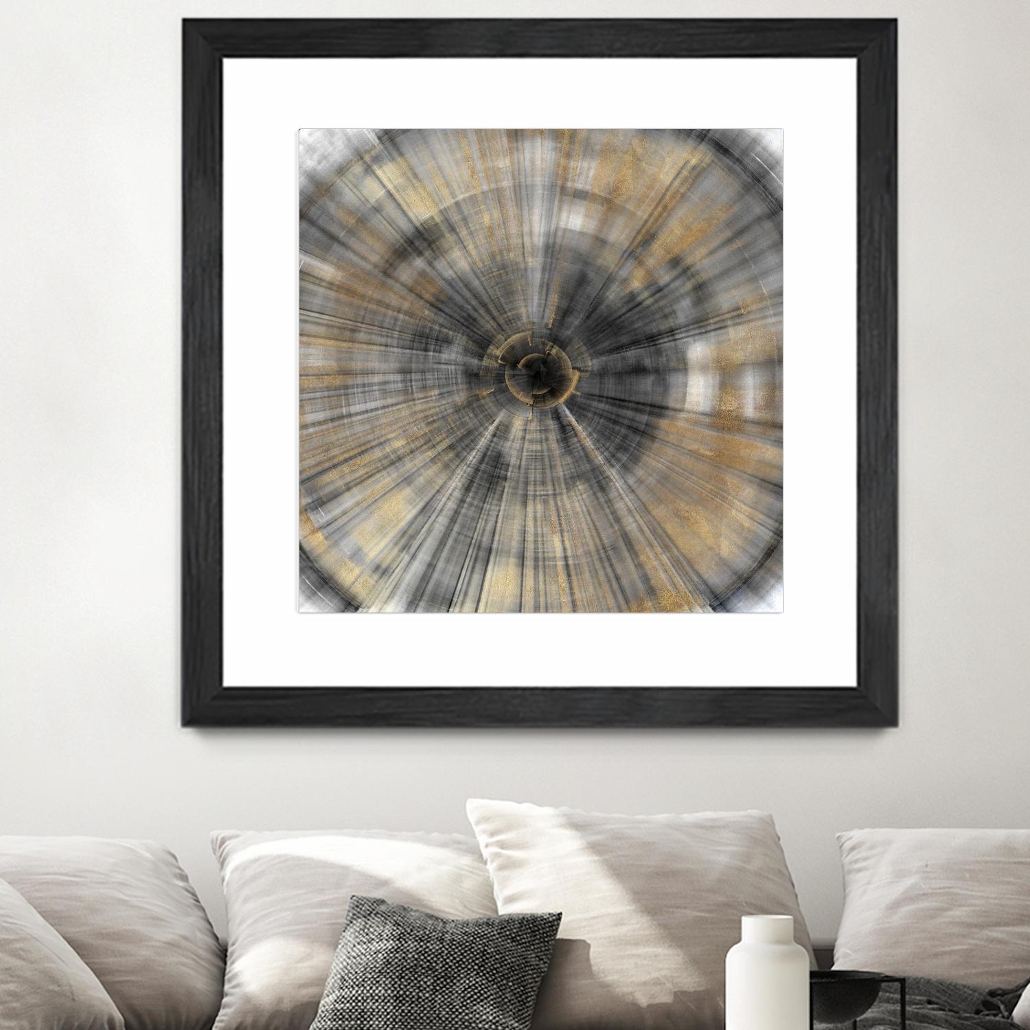 Golden Rays by PI Studio on GIANT ART - abstract