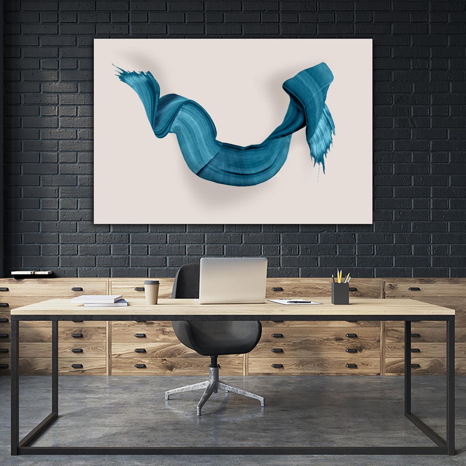 Azures Stroke by PI Studio on GIANT ART - abstract