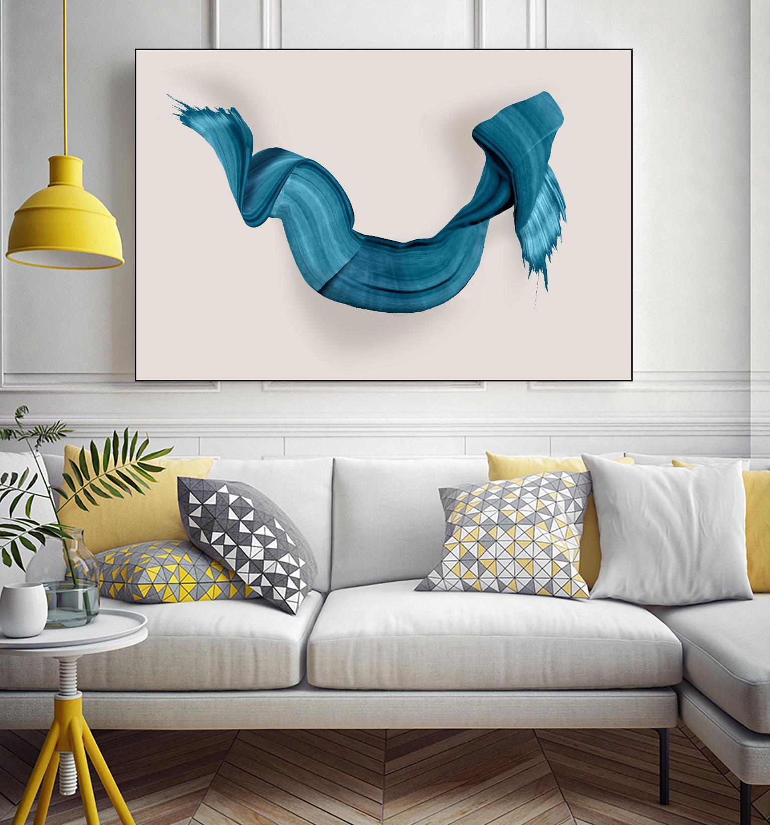 Azures Stroke by PI Studio on GIANT ART - abstract