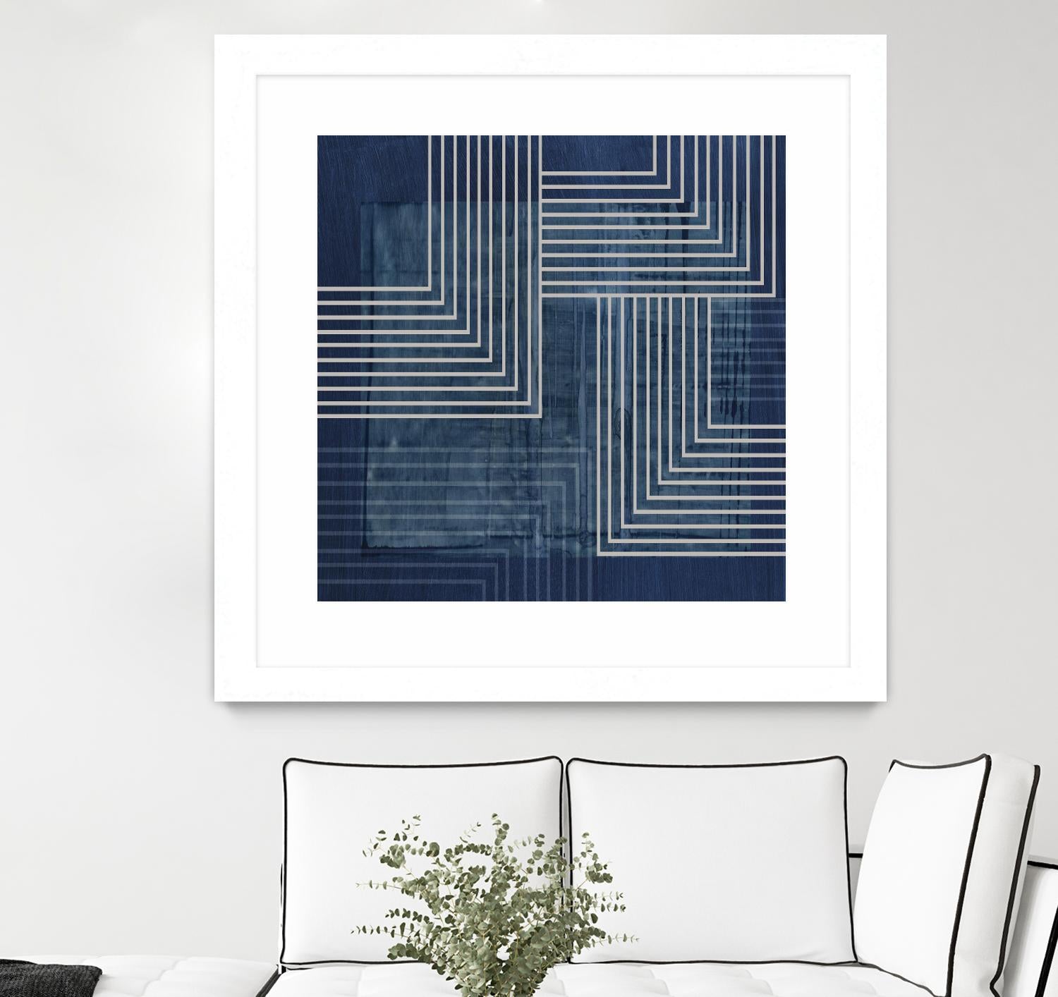 Beneath the Dark Blue Waves III by PI Studio on GIANT ART - abstract