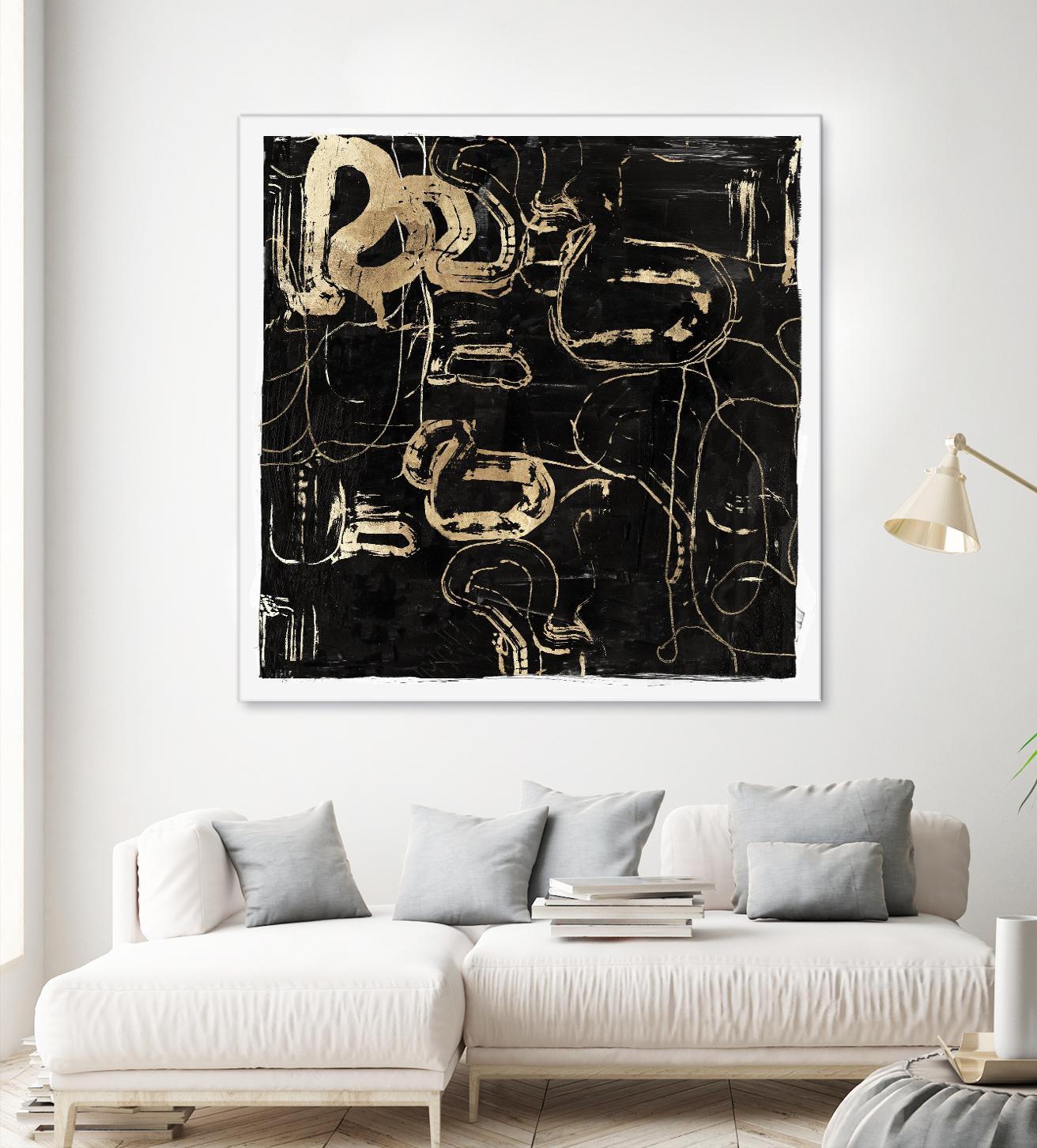 Golden Silence II by PI Studio on GIANT ART - abstract