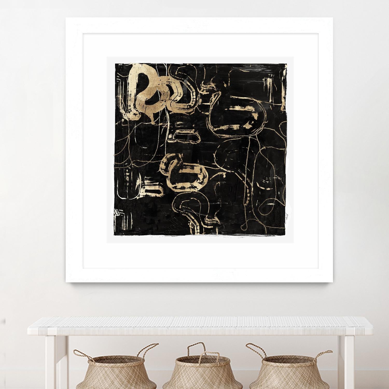 Golden Silence II by PI Studio on GIANT ART - abstract