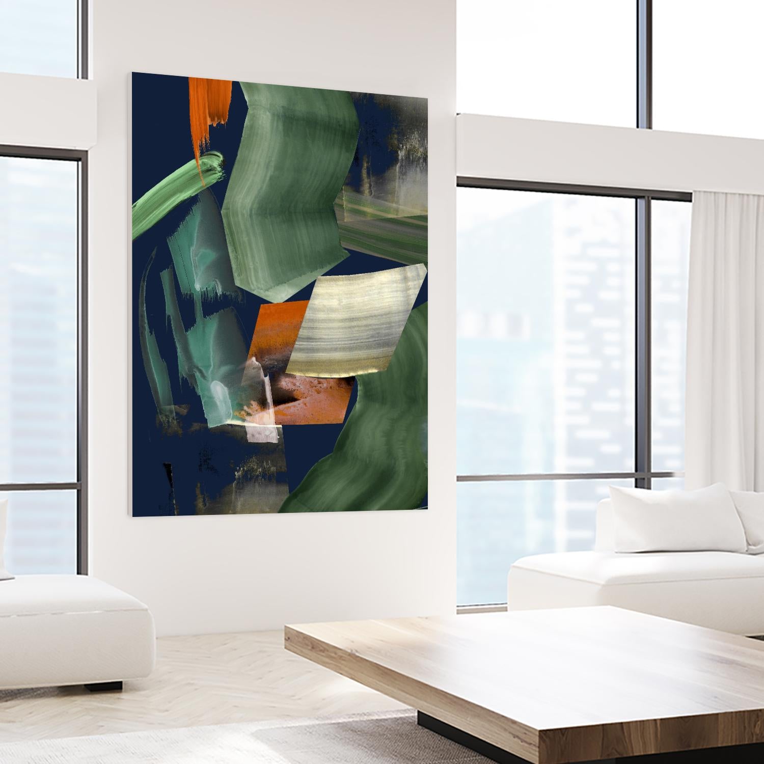 Sunsets in the City II by PI Studio on GIANT ART - abstract