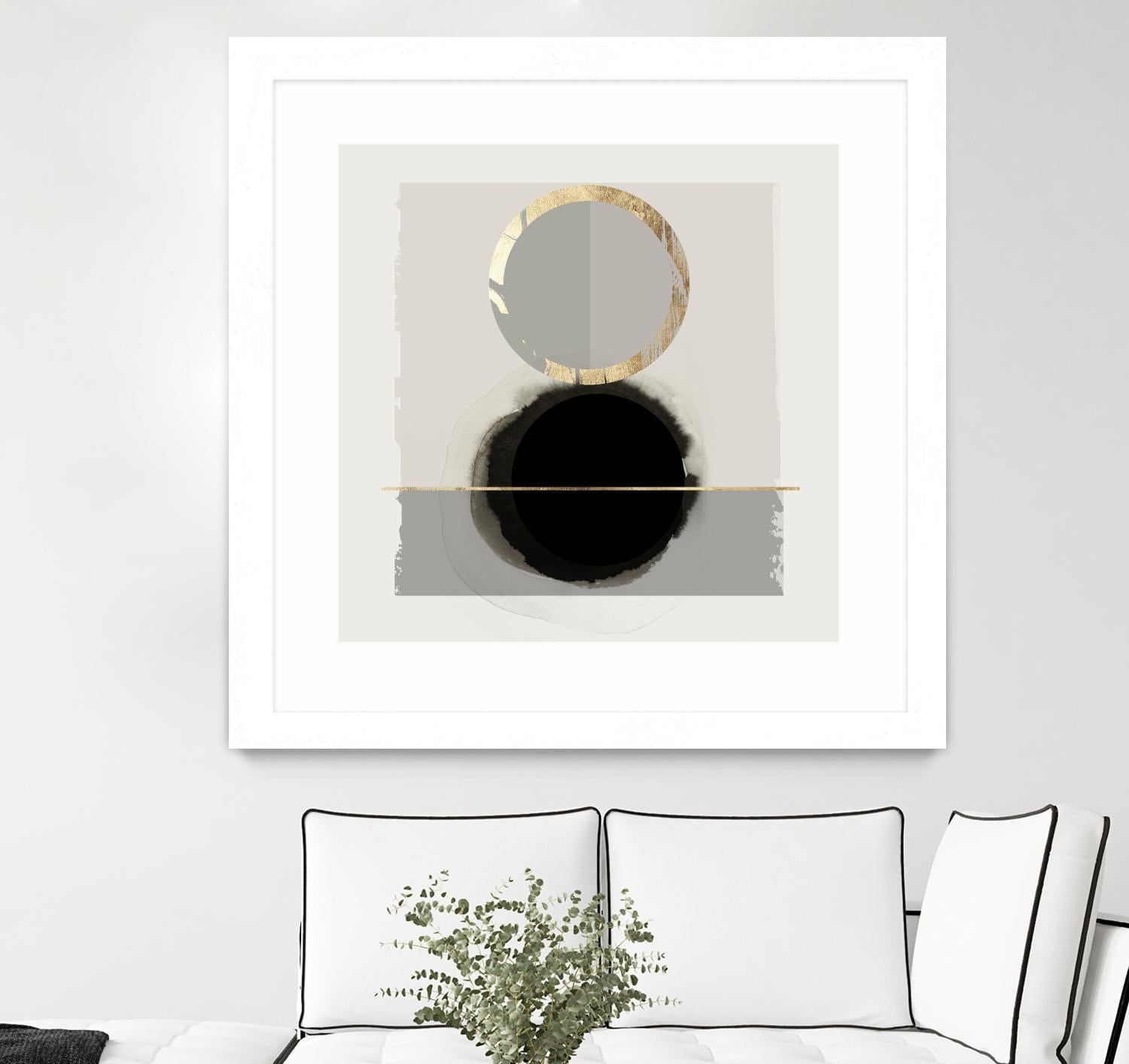 Dream Life Inspired I by PI Studio on GIANT ART - gold watercolour watercoulor