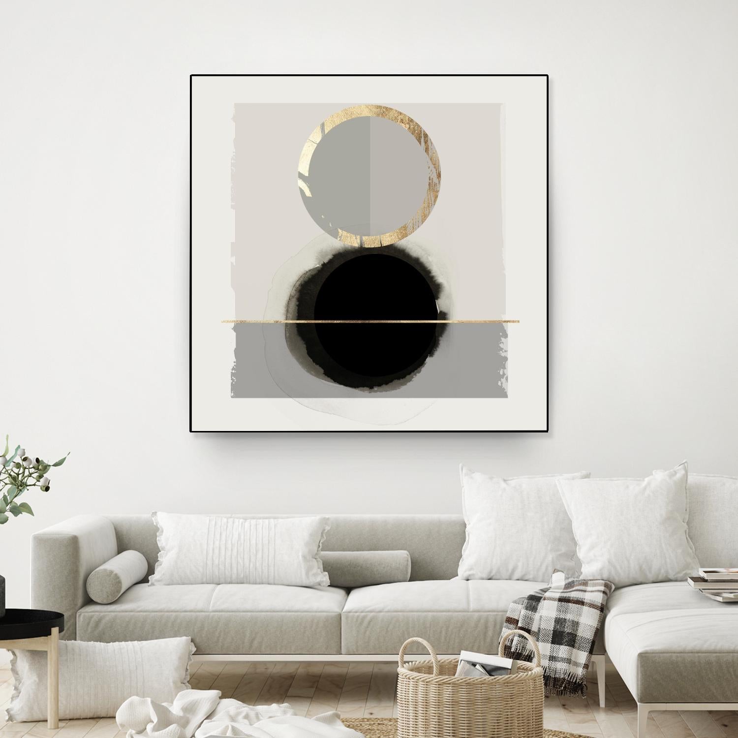 Dream Life Inspired I by PI Studio on GIANT ART - gold watercolour watercoulor