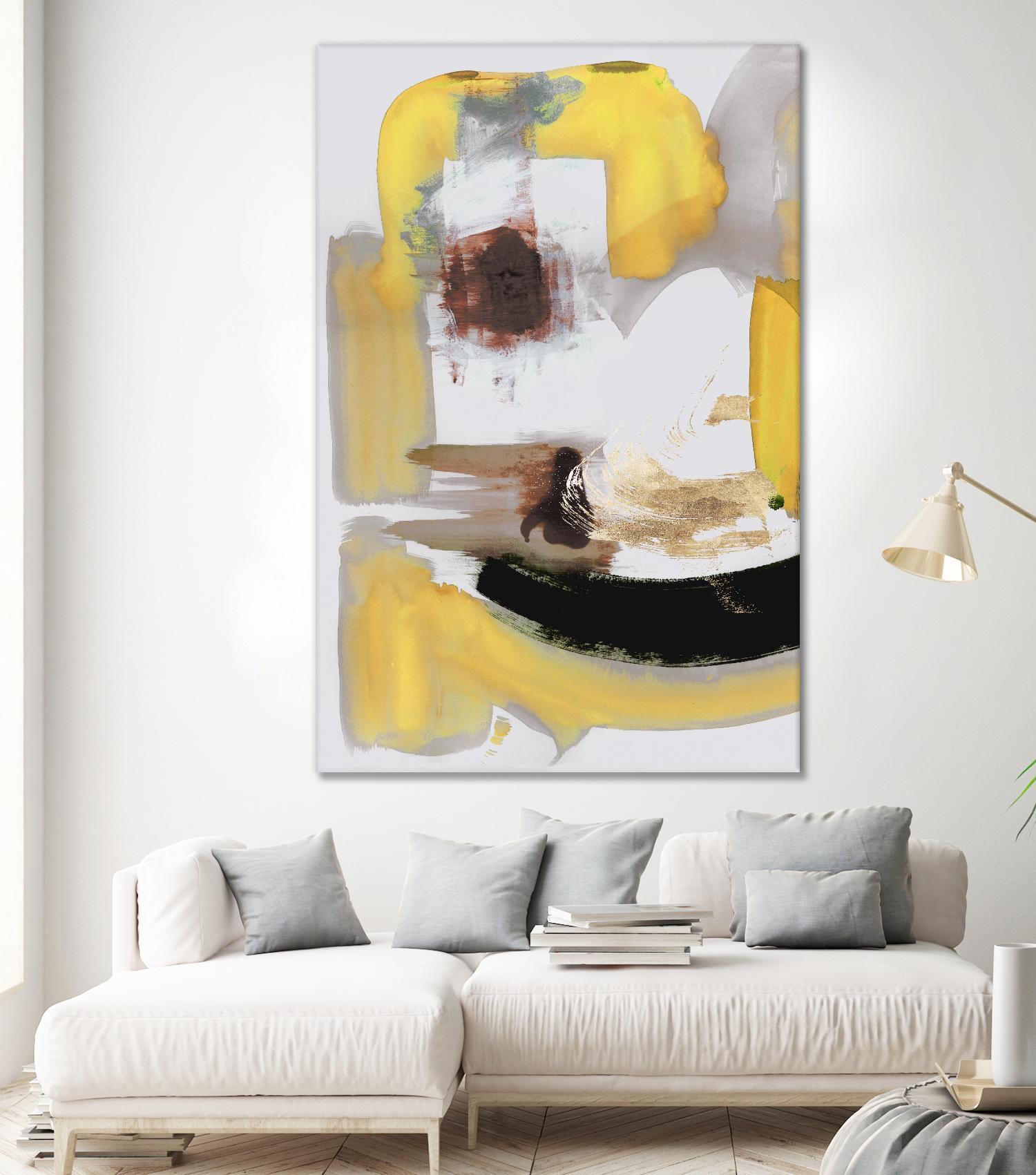 Lines Written in Early Spring II by PI Studio on GIANT ART - gold abstract abstract