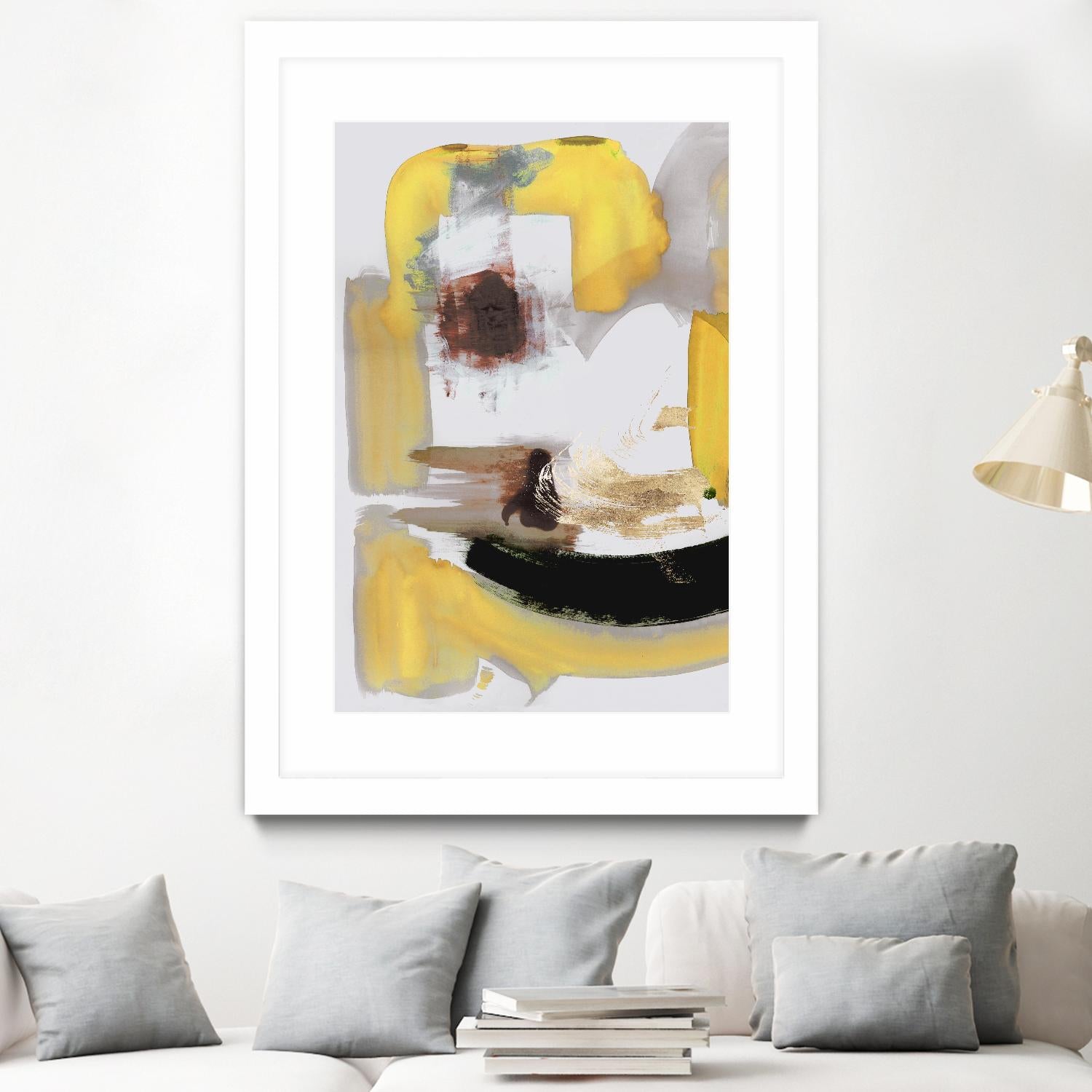 Lines Written in Early Spring II by PI Studio on GIANT ART - gold abstract abstract