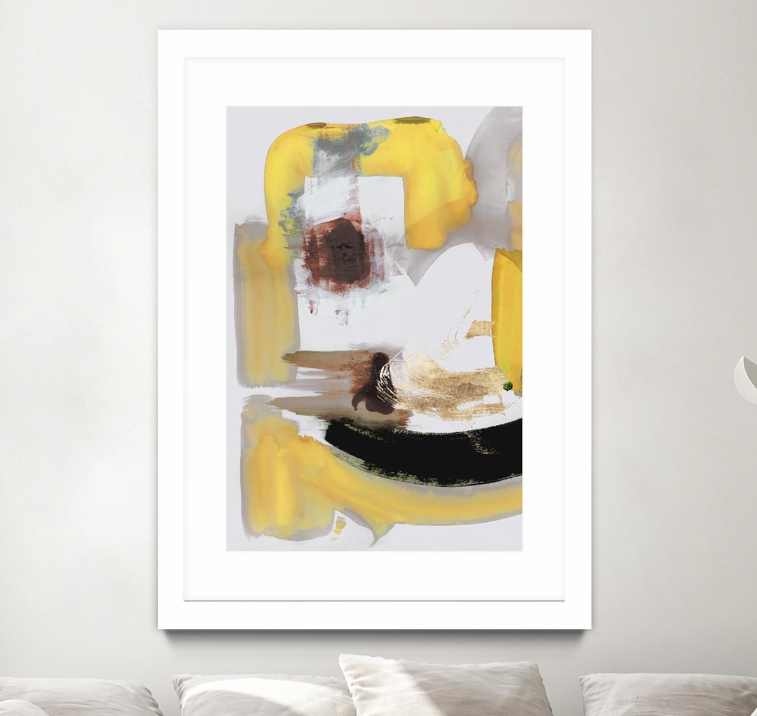 Lines Written in Early Spring II by PI Studio on GIANT ART - gold abstract abstract