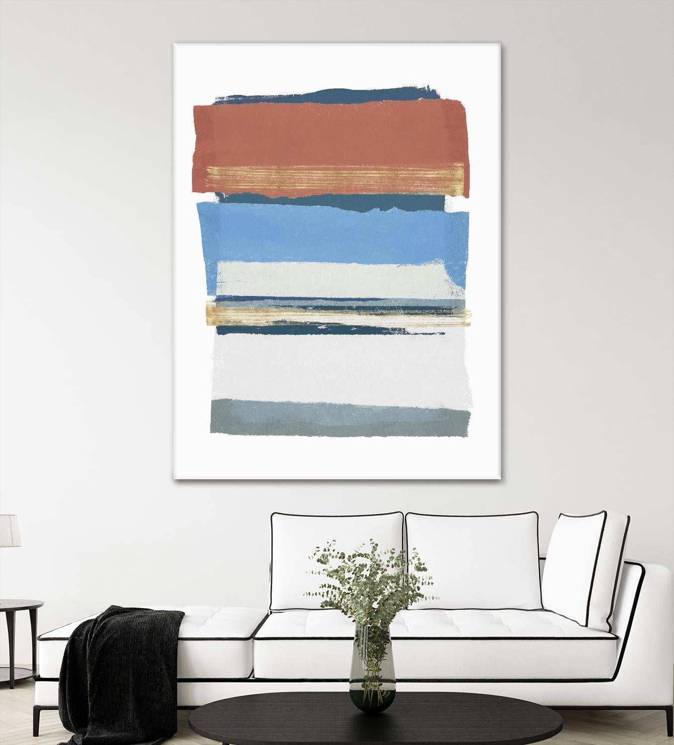 Sunset Boulevard II by PI Studio on GIANT ART - red abstract abstract