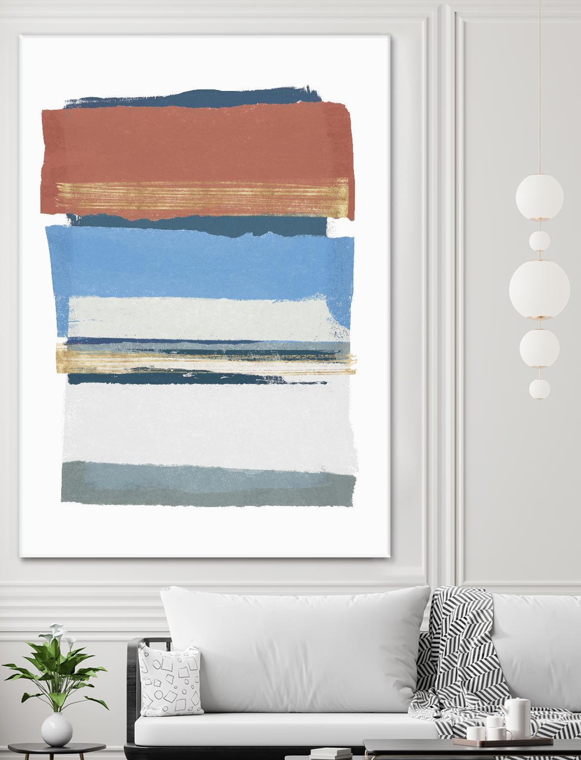 Sunset Boulevard II by PI Studio on GIANT ART - red abstract abstract