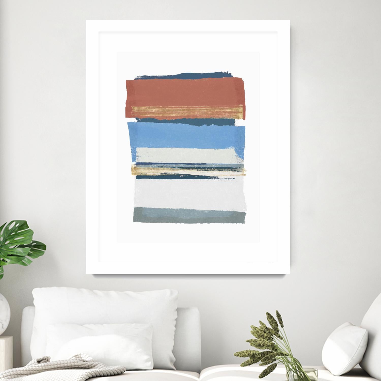 Sunset Boulevard II by PI Studio on GIANT ART - red abstract abstract