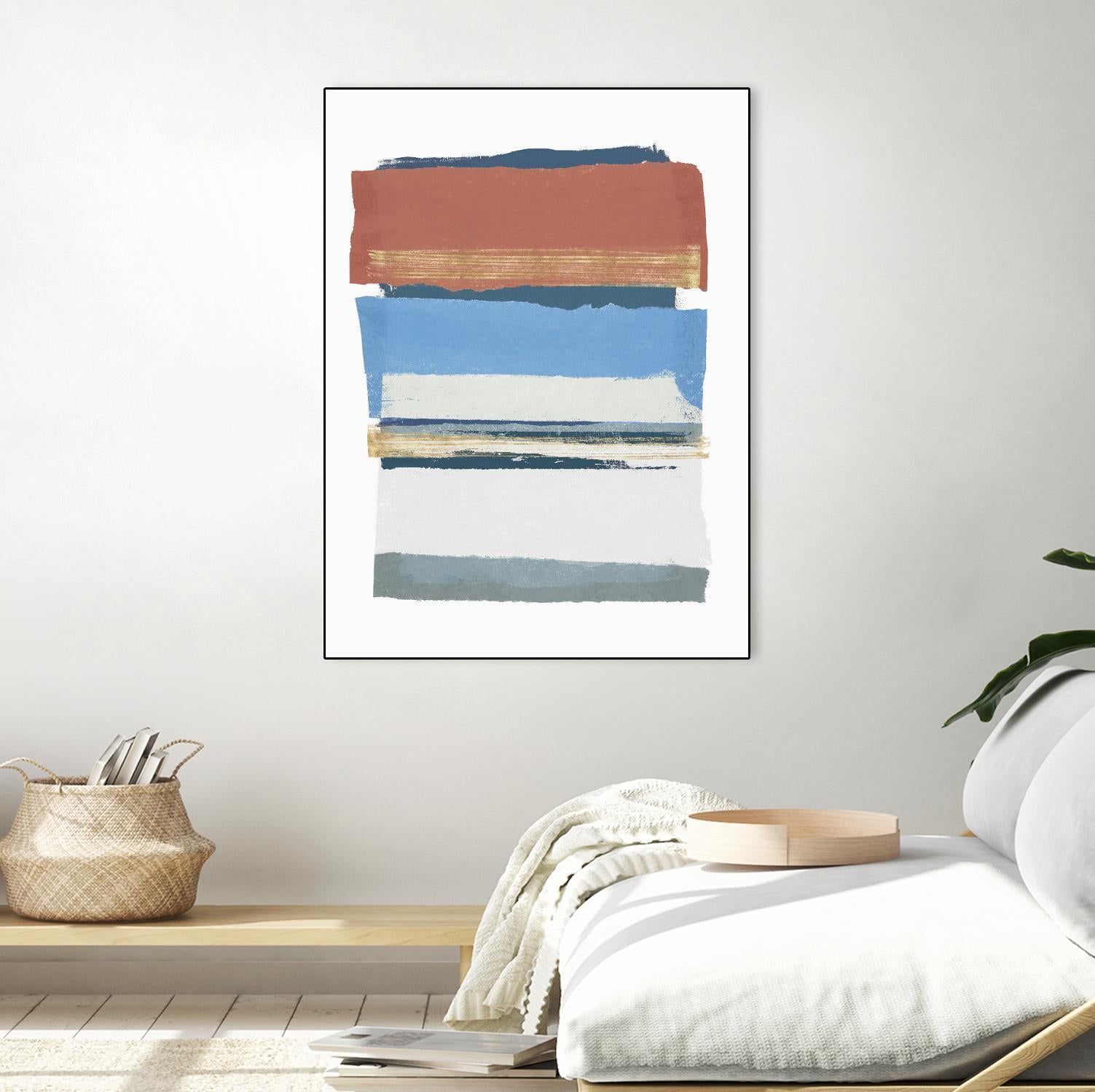 Sunset Boulevard II by PI Studio on GIANT ART - red abstract abstract