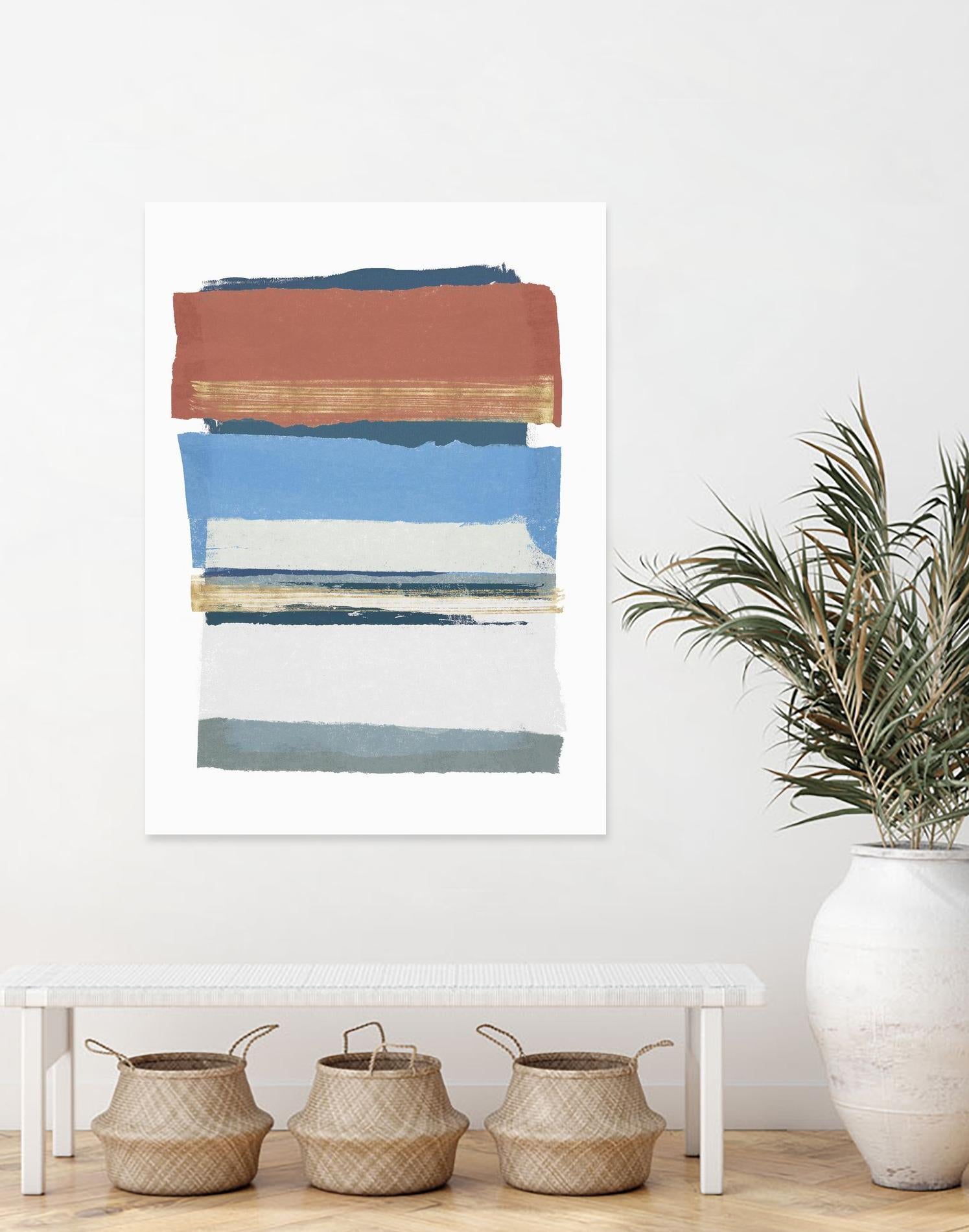 Sunset Boulevard II by PI Studio on GIANT ART - red abstract abstract