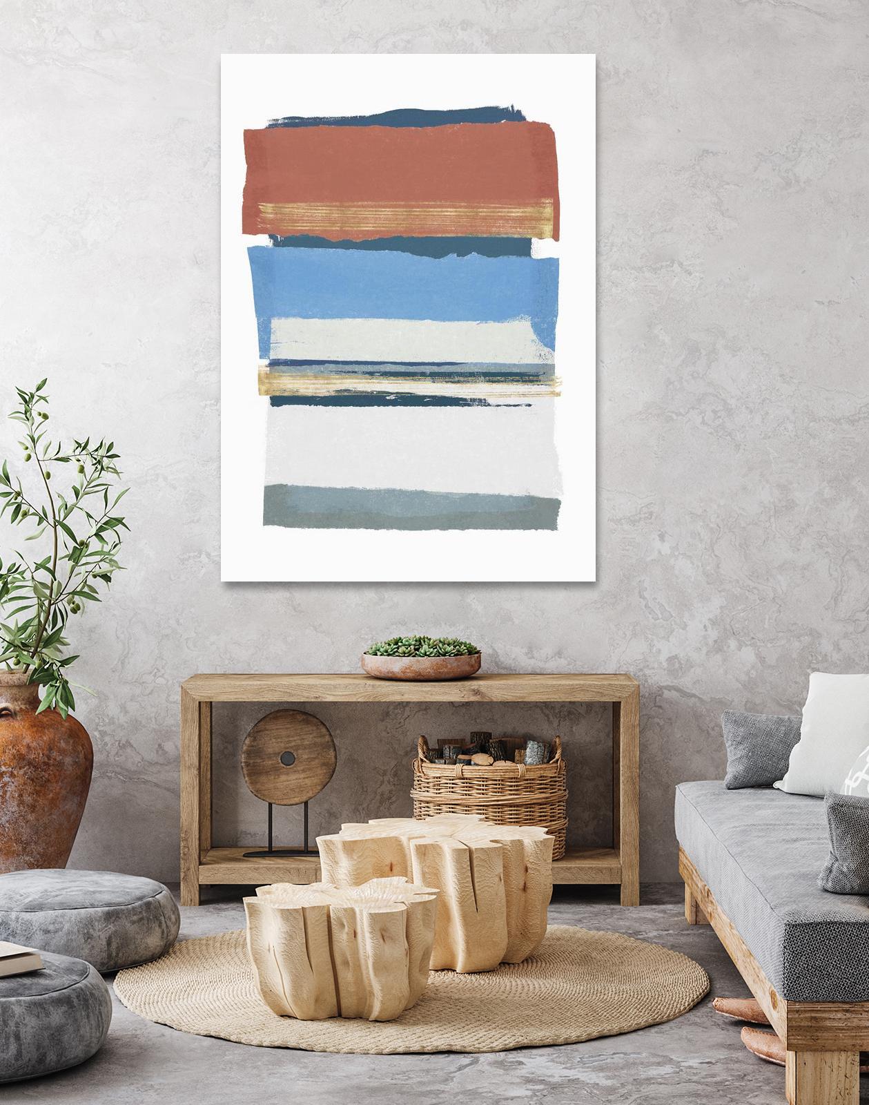 Sunset Boulevard II by PI Studio on GIANT ART - red abstract abstract