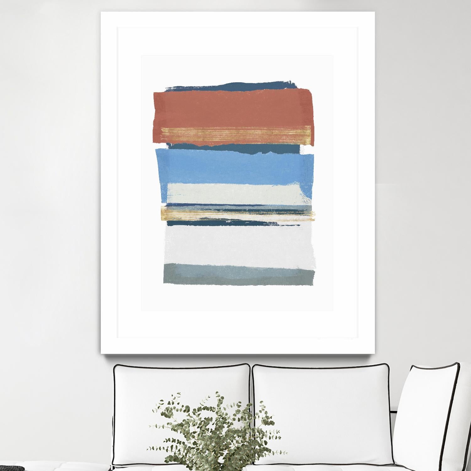 Sunset Boulevard II by PI Studio on GIANT ART - red abstract abstract