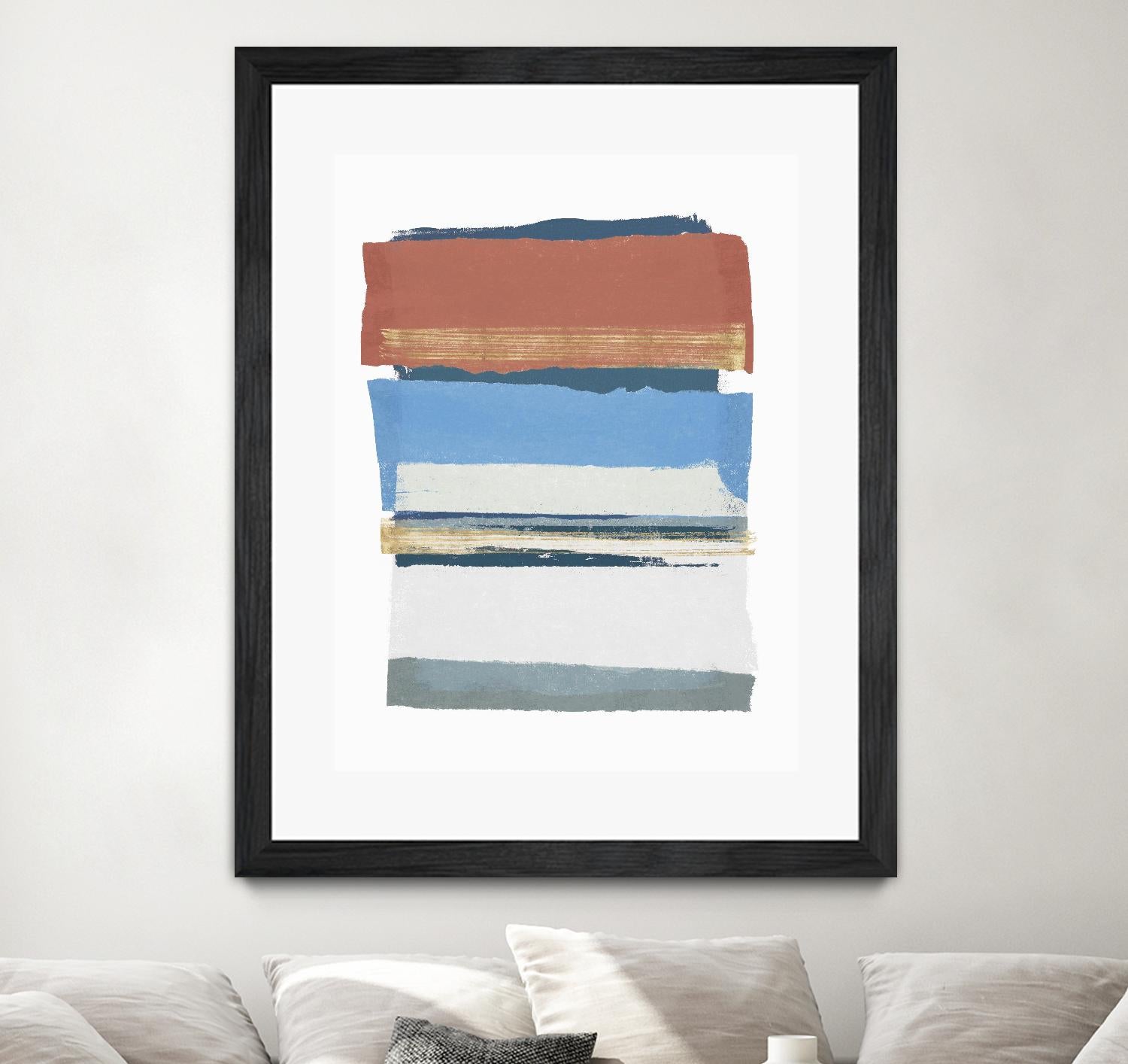 Sunset Boulevard II by PI Studio on GIANT ART - red abstract abstract