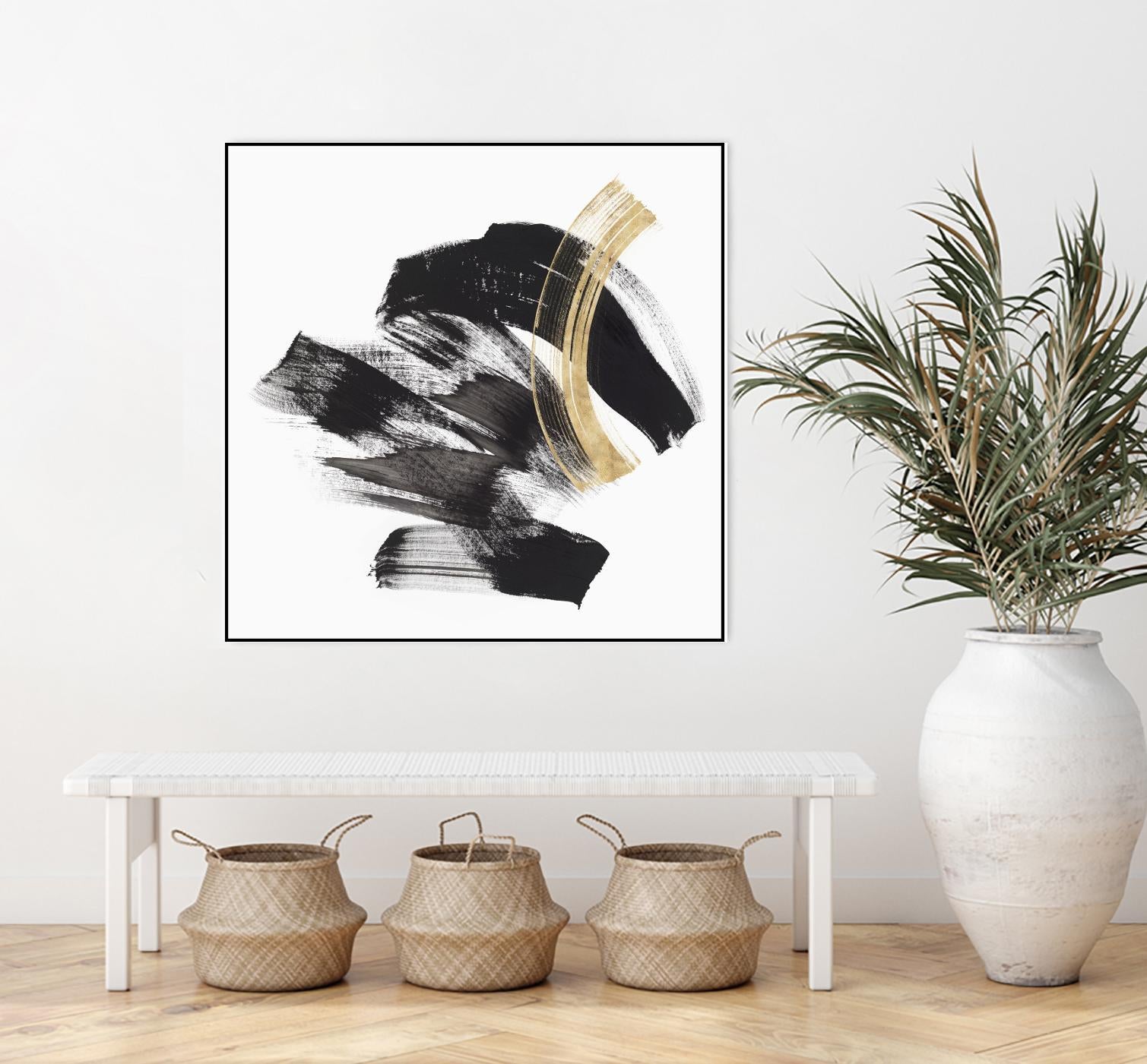 Golden Brushstroke II by PI Studio on GIANT ART - gold abstract abstract