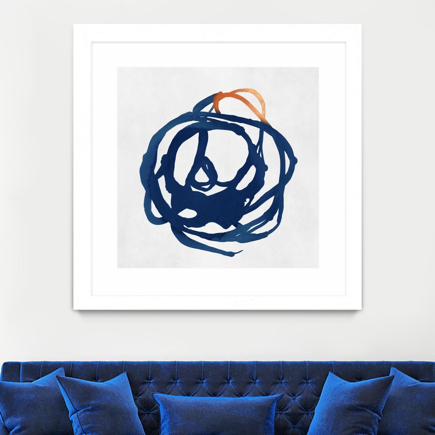 Luminous Orange I by PI Studio on GIANT ART - orange abstract abstract